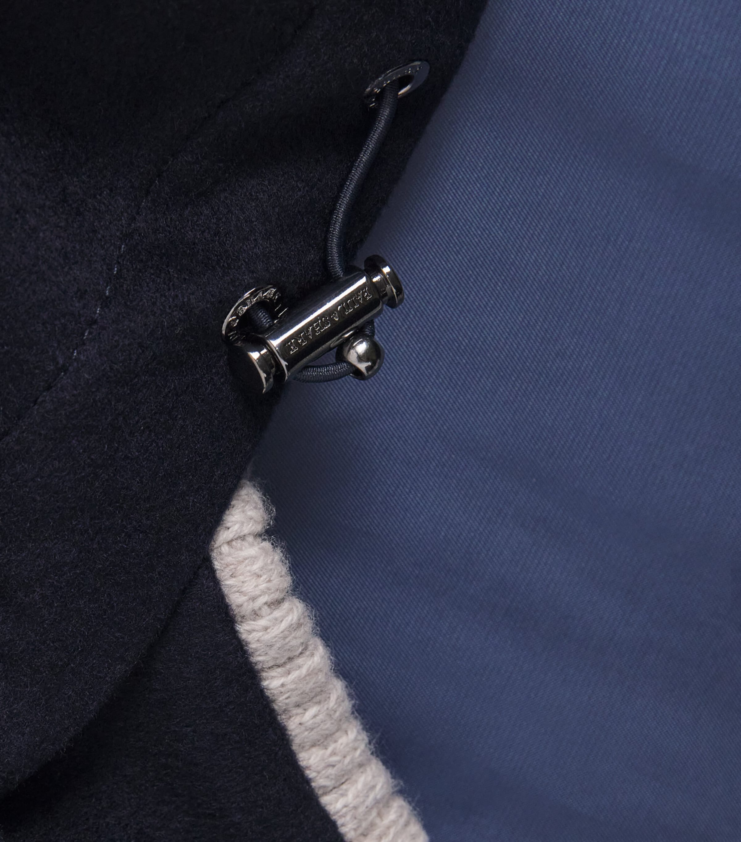 Paul & Shark Mens Cashmere-Wool Hybrid Knit Jacket Blue Image 6