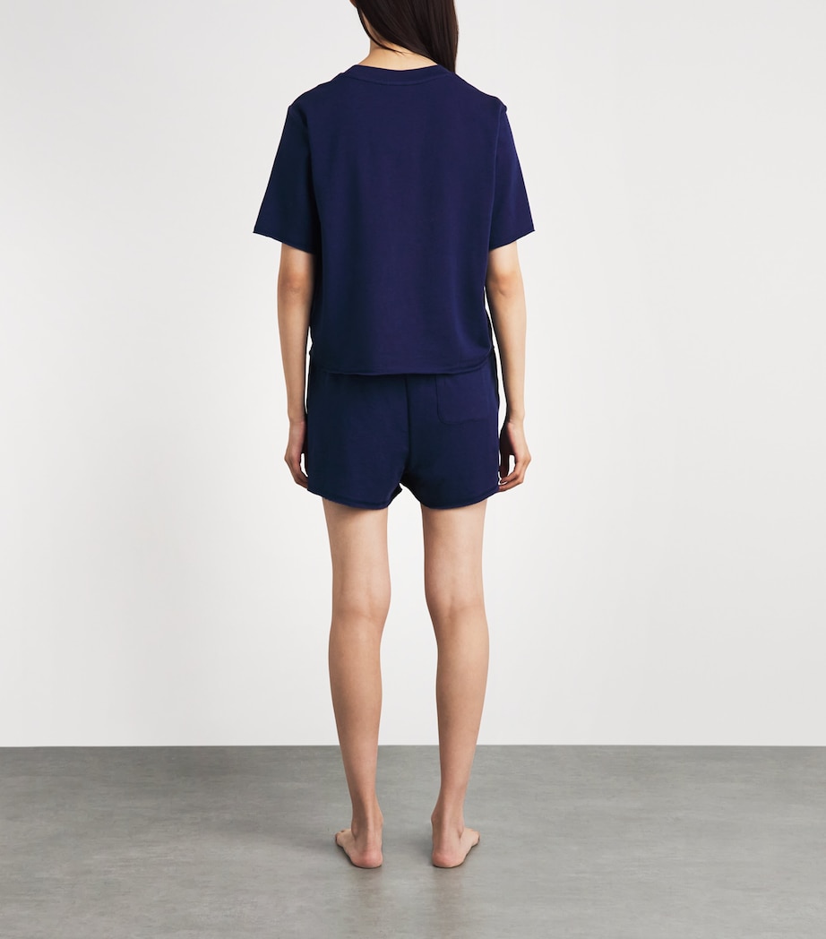 Polo Ralph Lauren Womens Polo Pony Pyjama Set Navy Image 4