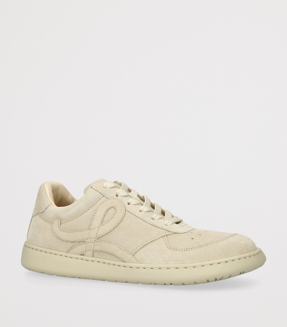 LOEWE Suede Jambo Sneakers Bone Image 3