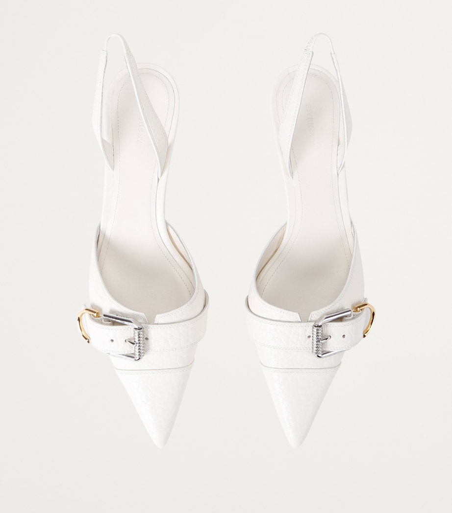 Voyou Slingback Heels 45 WHITE Image 6