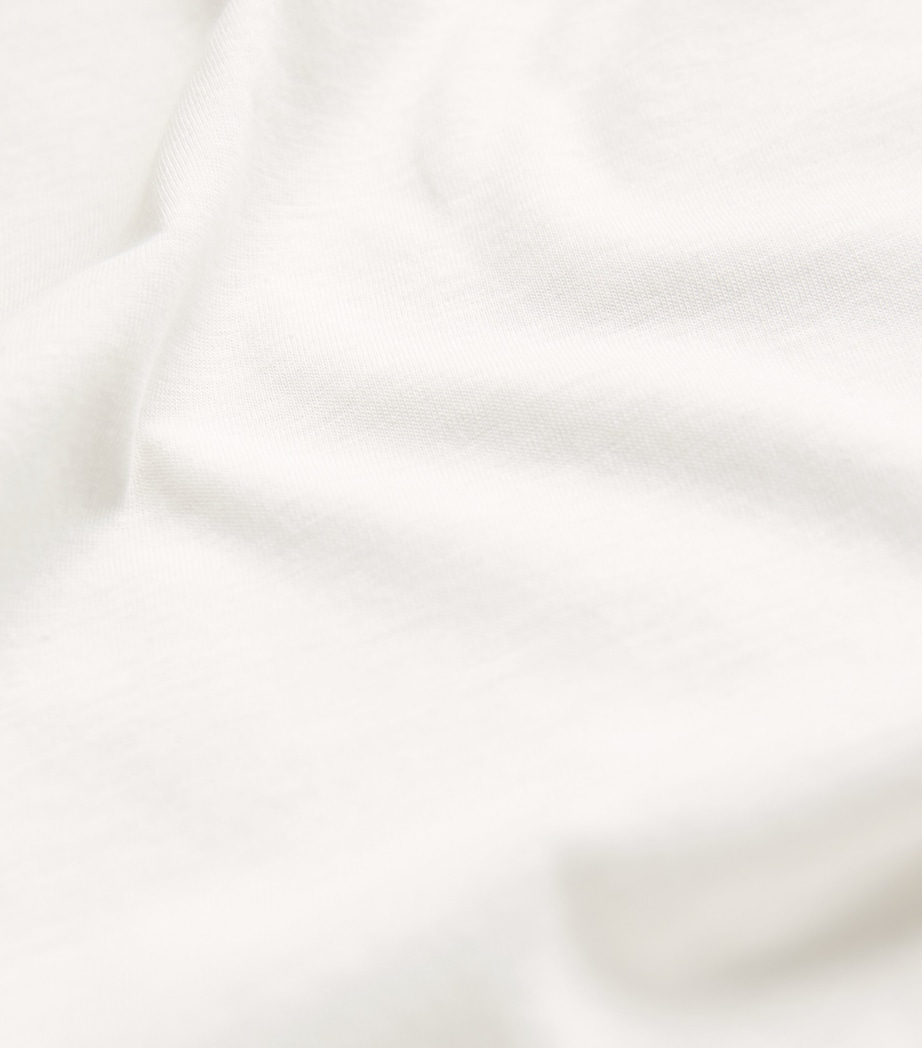 Cotton-Silk T-Shirt OFF WHITE Image 5