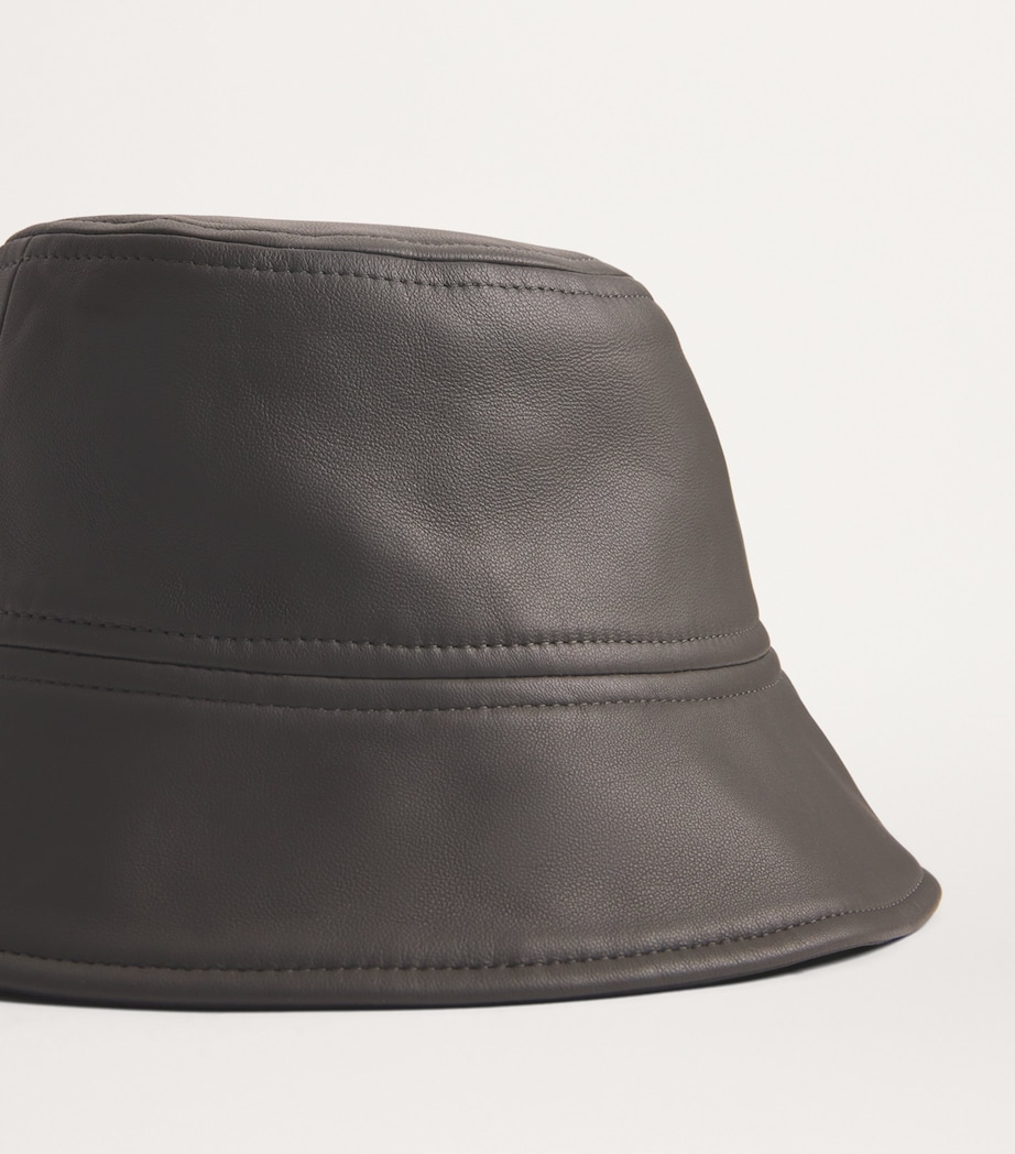 Lambskin Bucket Hat A9001 Image 4