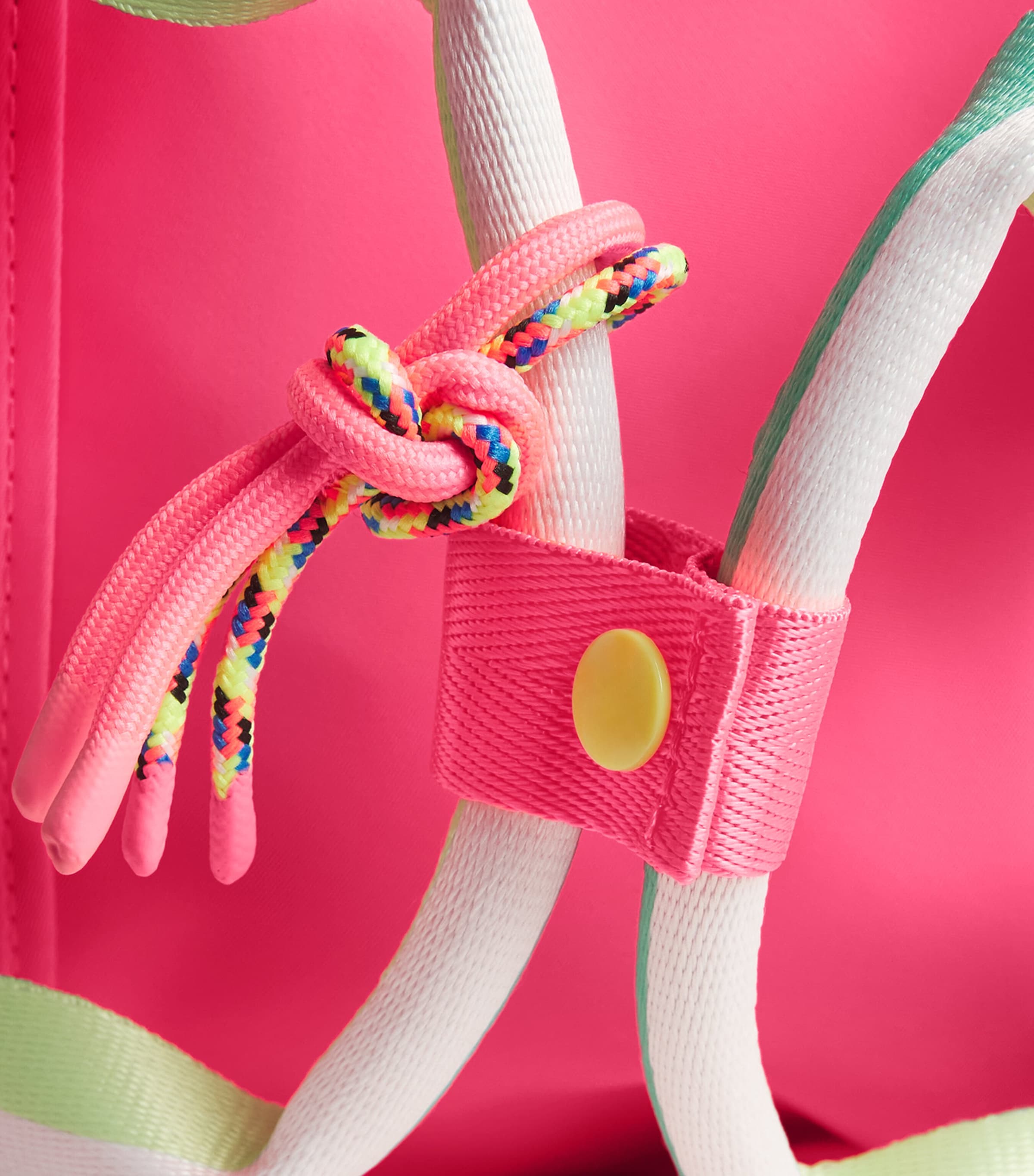 Colour-Block Backpack 499FUSCHIA Image 4