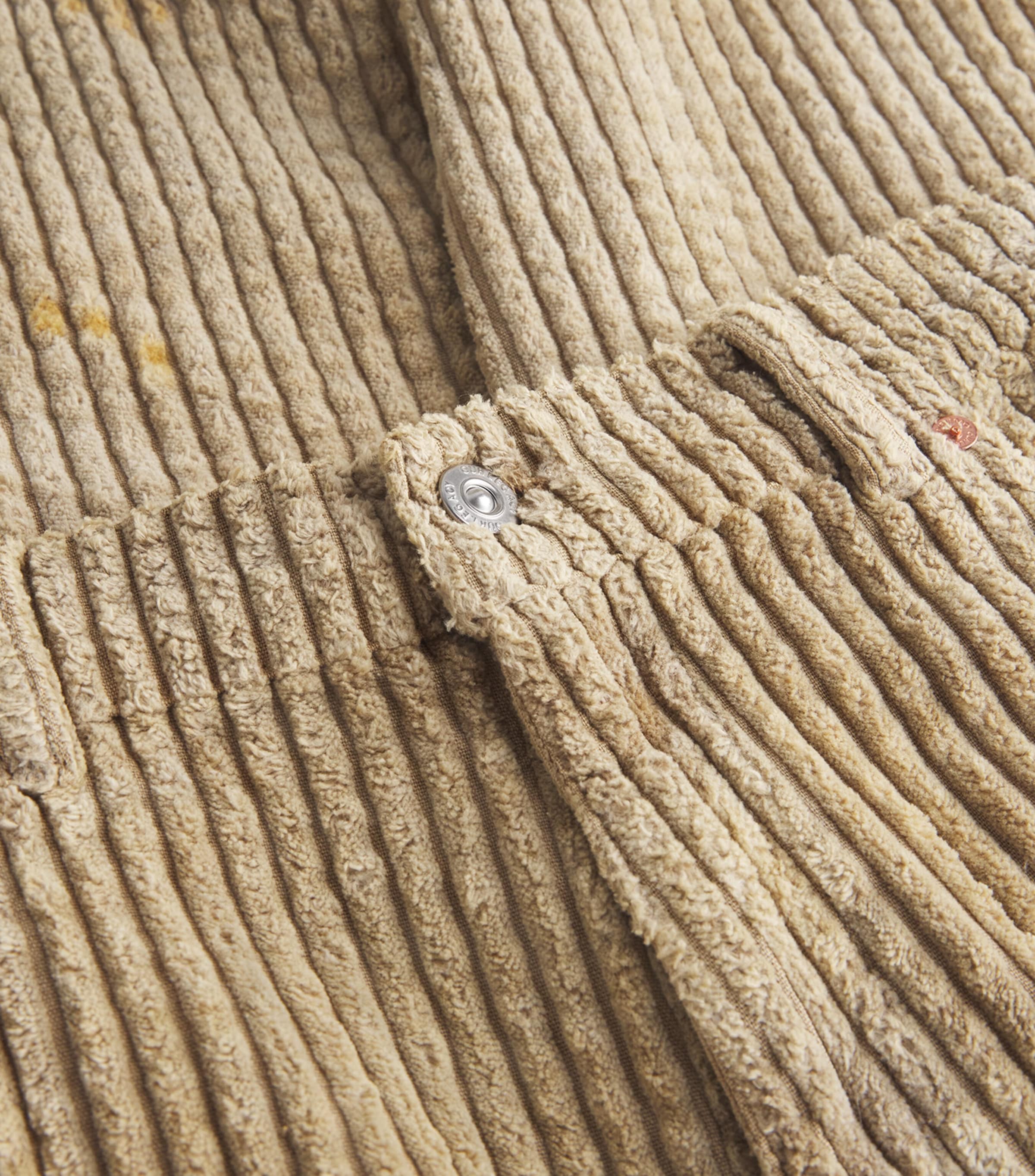 Corduroy Vast Cut Trousers TIRED TEDDY WASH Image 5