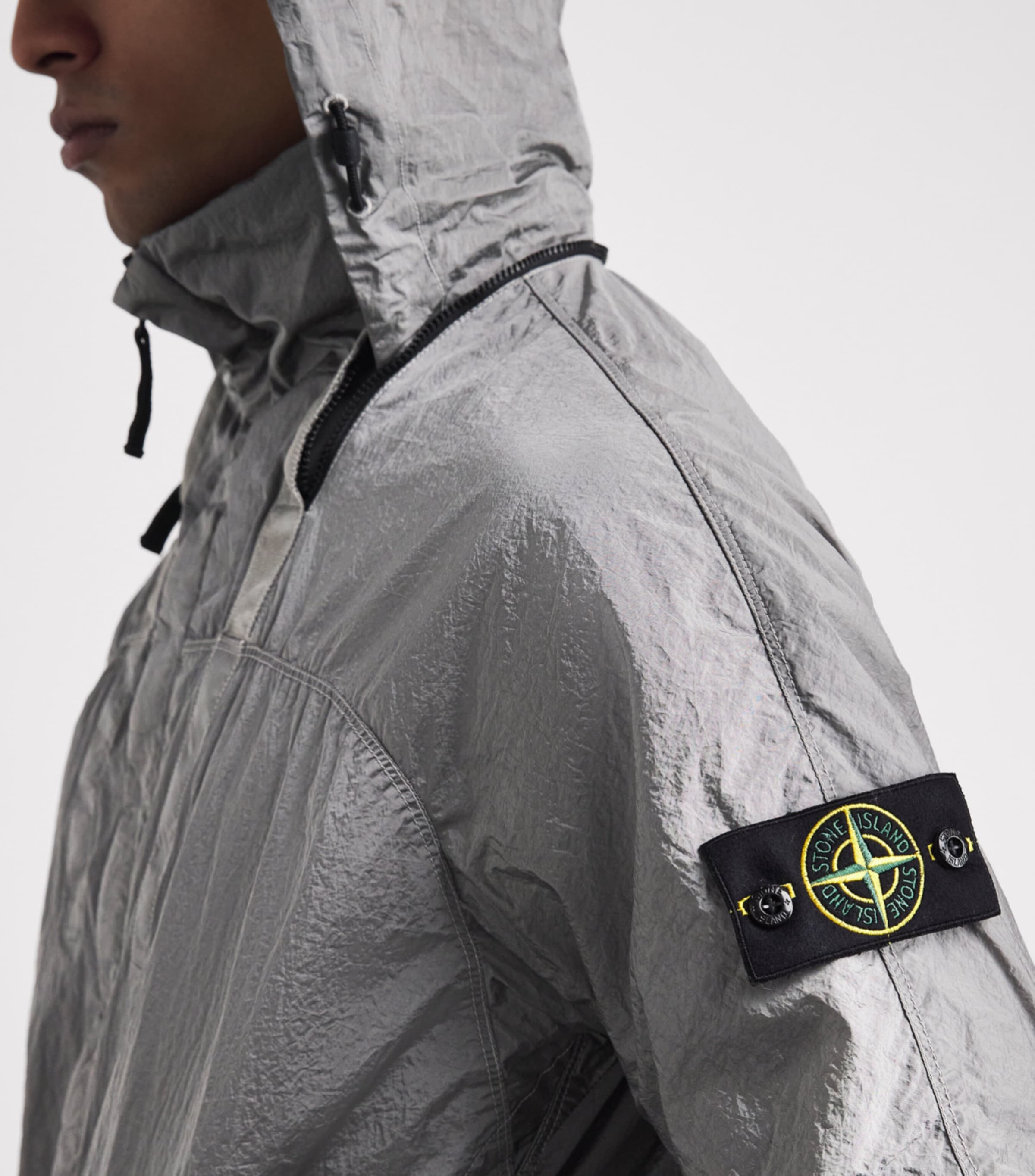 Stone Island Grey Nylon Watro-TC Jacket | Harrods UK