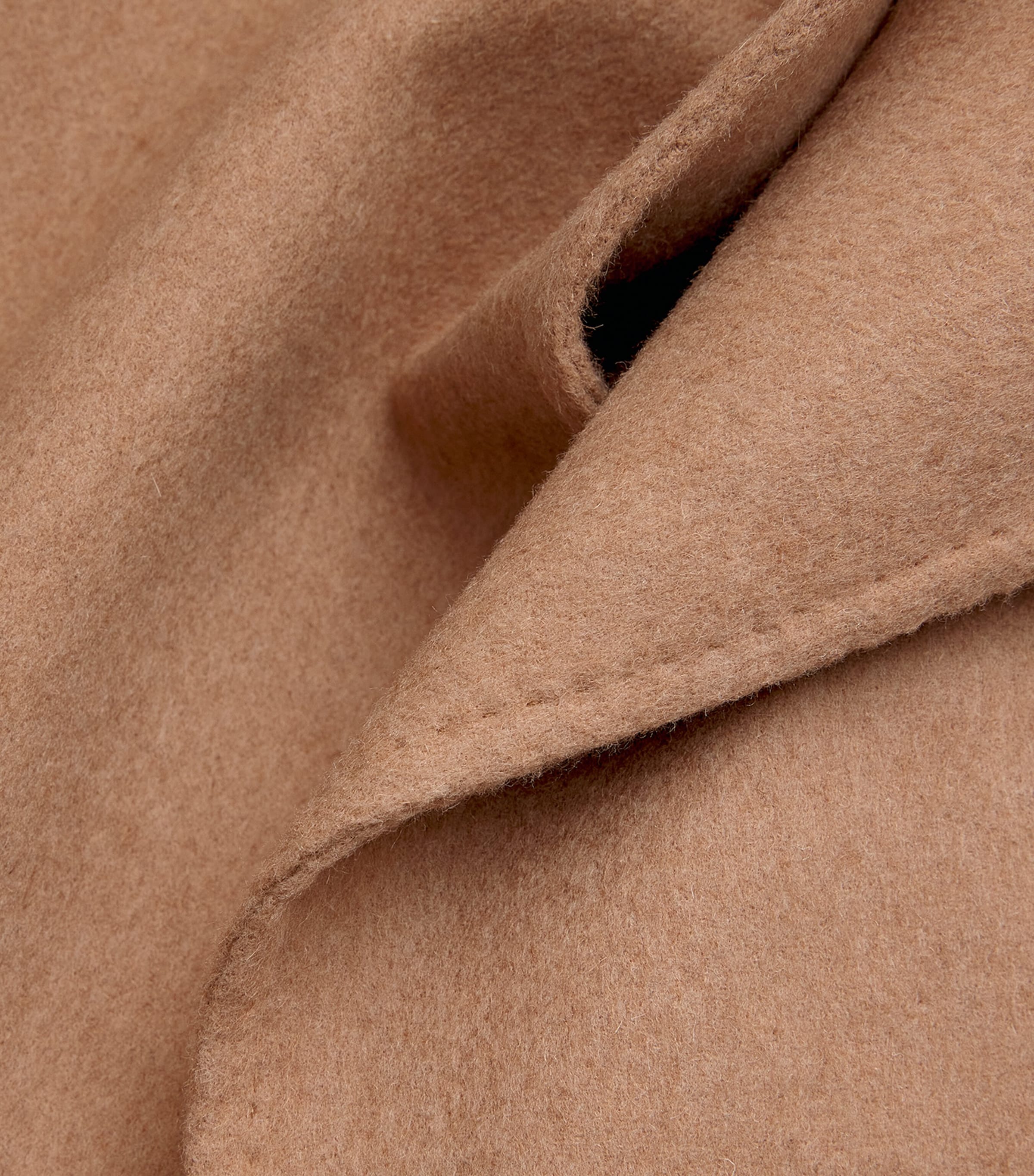 Camelwool Knitted-Sleeve Coat CAMEL Image 5