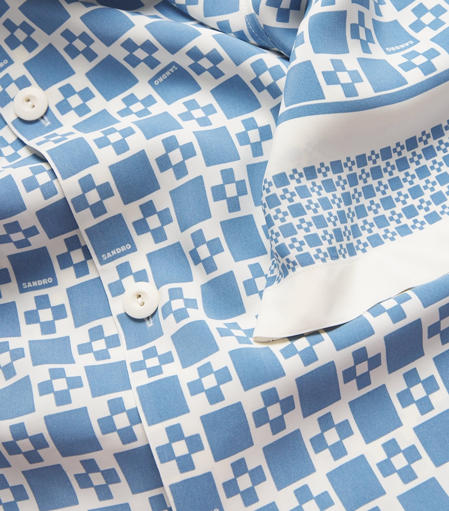 Printed Short-Sleeve Shirt BLUE SKY Image 5