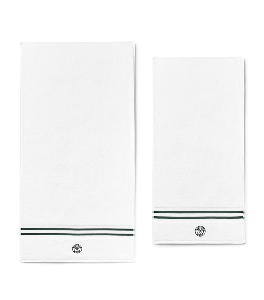Christy x Wimbledon Baseline Bath and Hand Towel Set Green Image 1