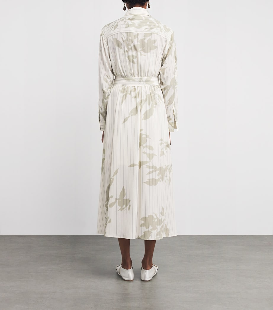 Printed Midi Dress CREAM Image 3