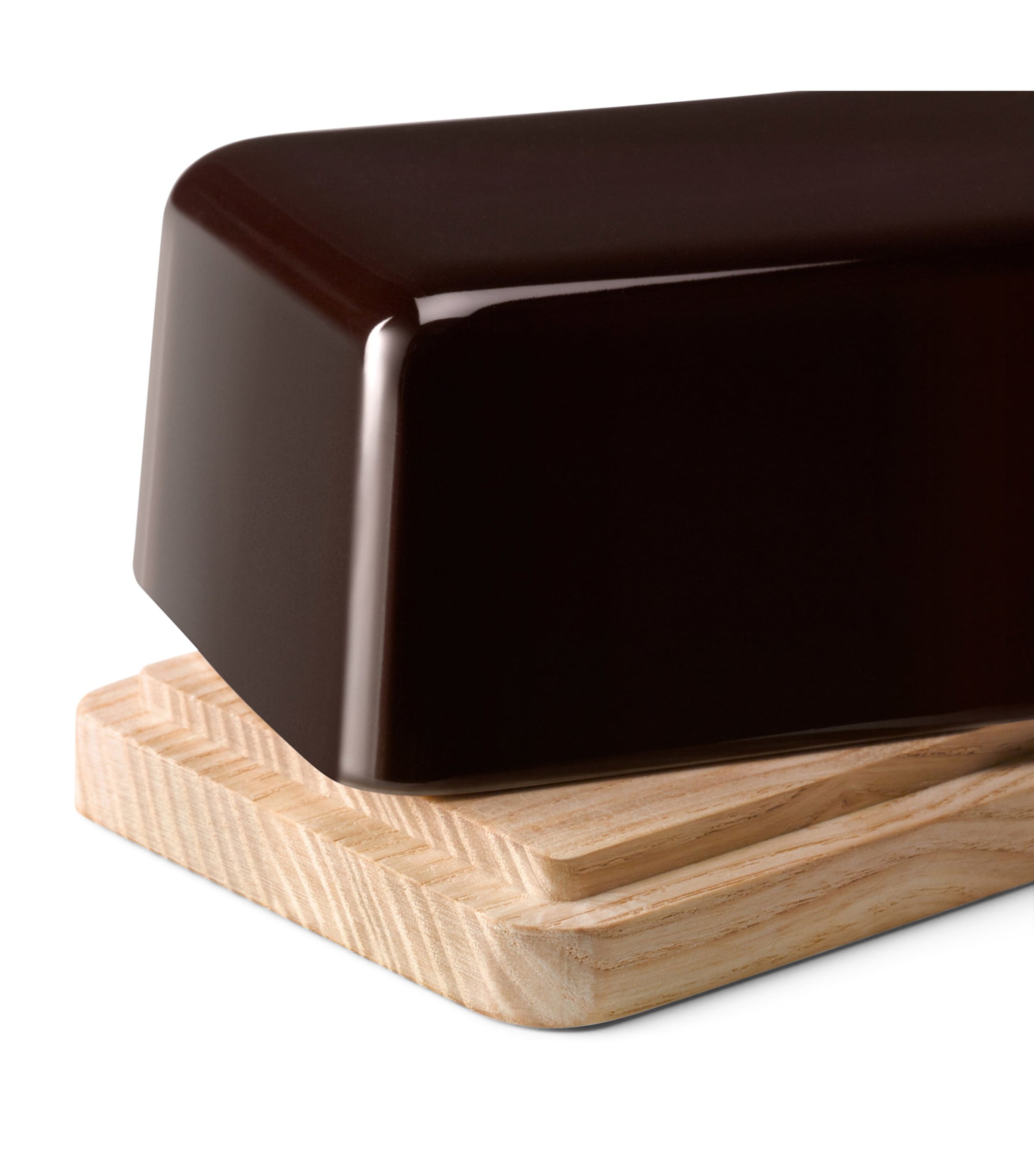 Porcelain Collective Butter Dish (14cm) MOCHA Image 3