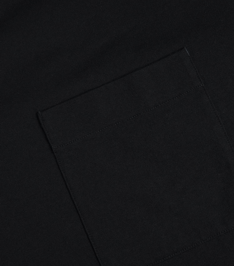 Cotton-Linen Boxy T-Shirt BLACK BK999 Image 5