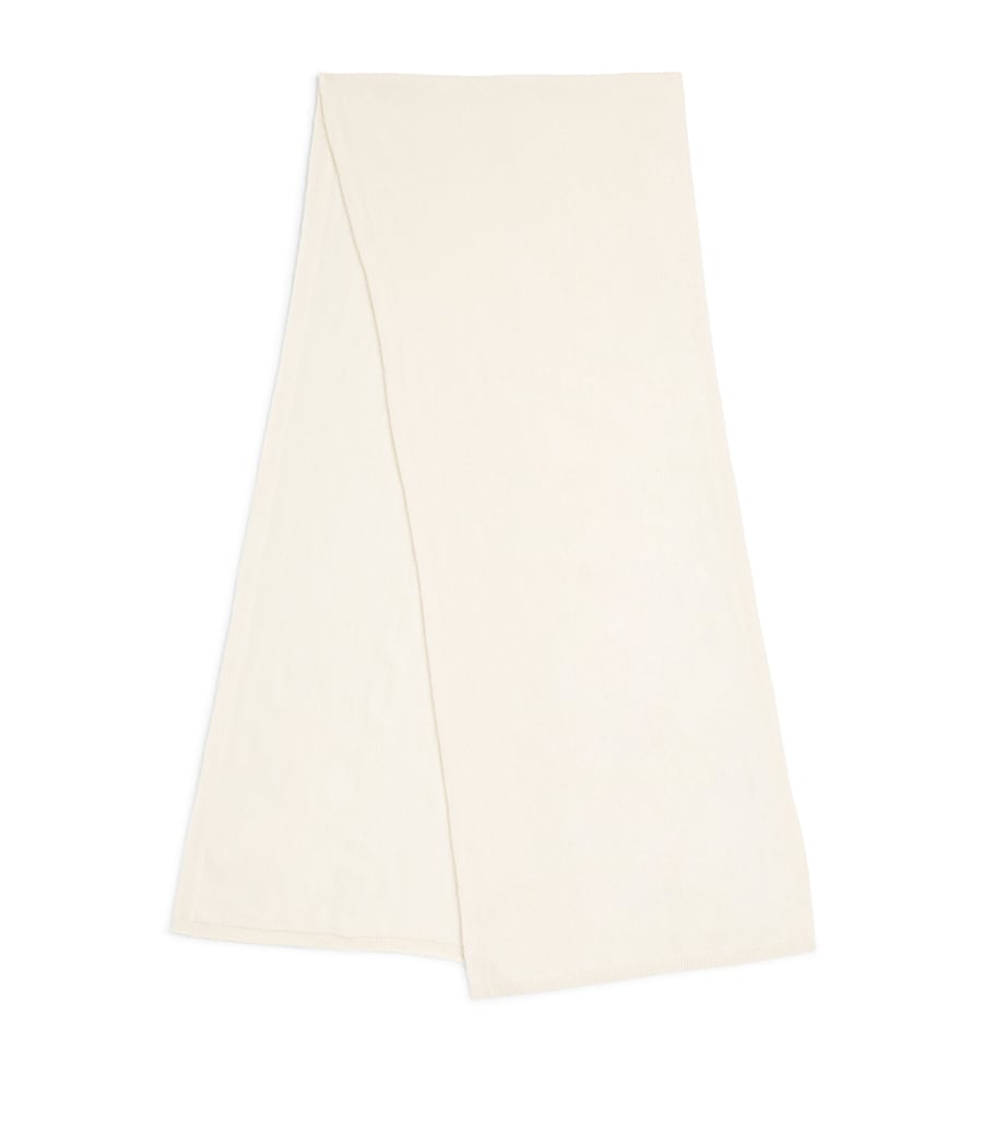 Cashmere Lightweight Scarf IVORY Image 1