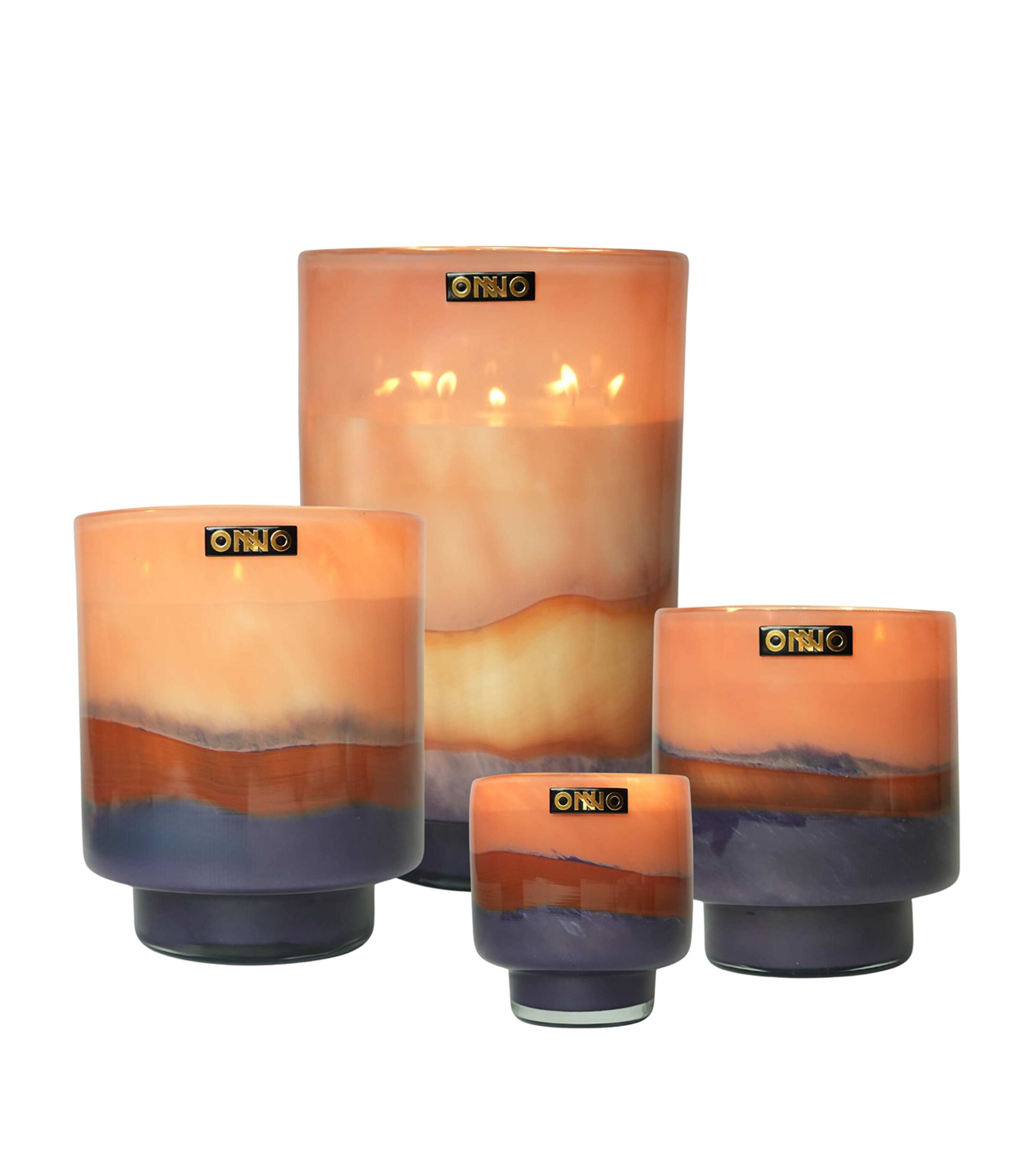 Onno Small Romance 3-Wick Candle Pink Image 2