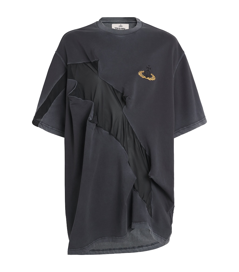 Oversized Strauss T-Shirt N403-GREY OVERDYE Image 1