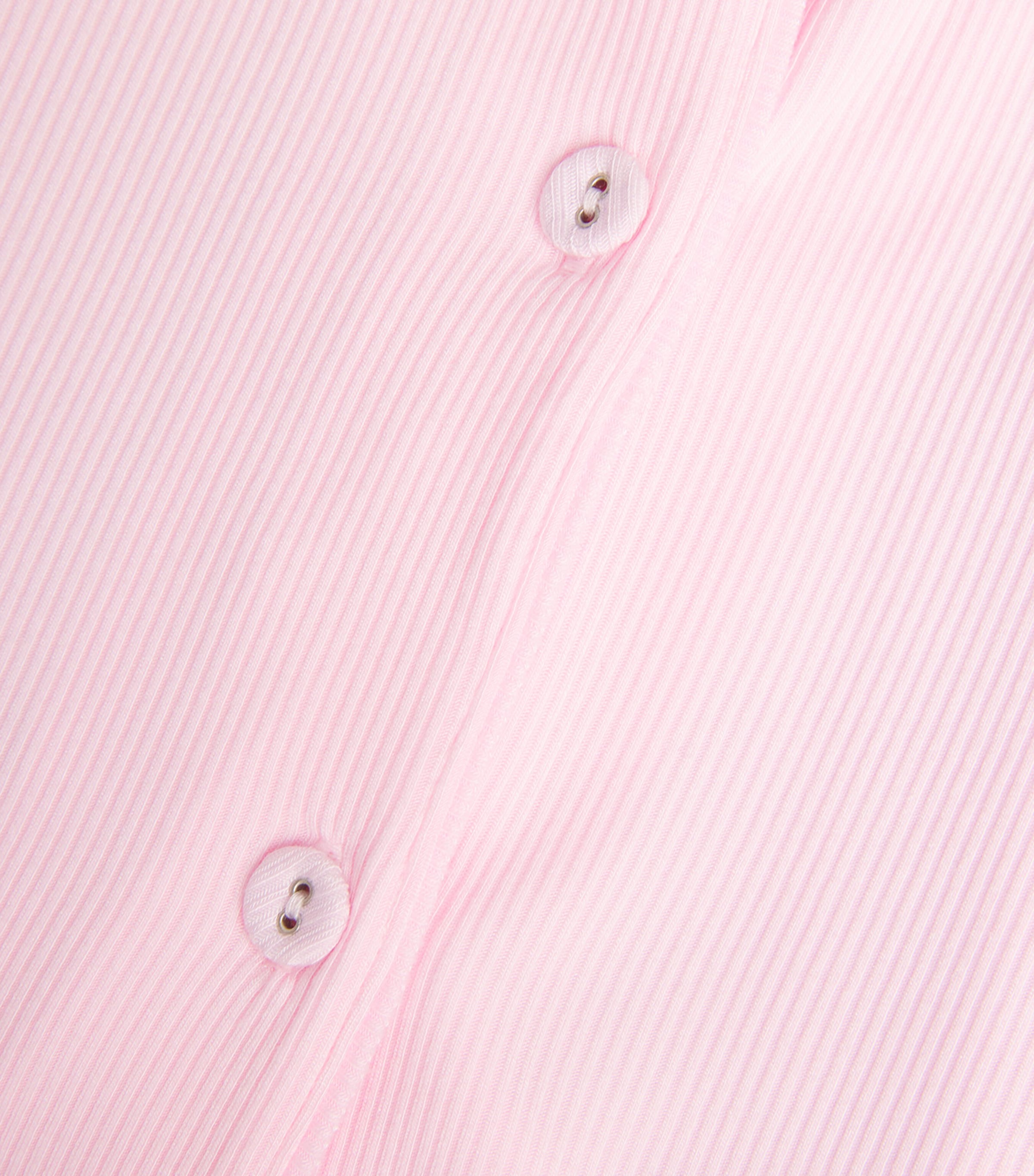 Ribbed Soft Lounge Pyjama Set CHERRY BLOSSOM Image 4