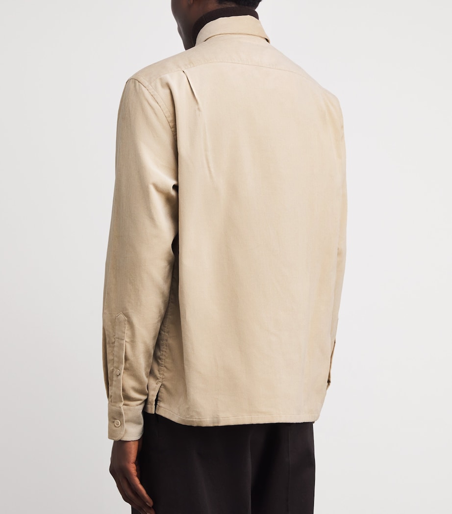 Cotton Corduroy Shirt BEIGE Image 4