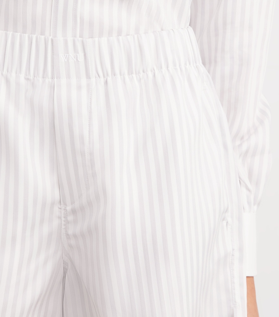 Tencel The Boxer Shorts SILVER STRIPE Image 6