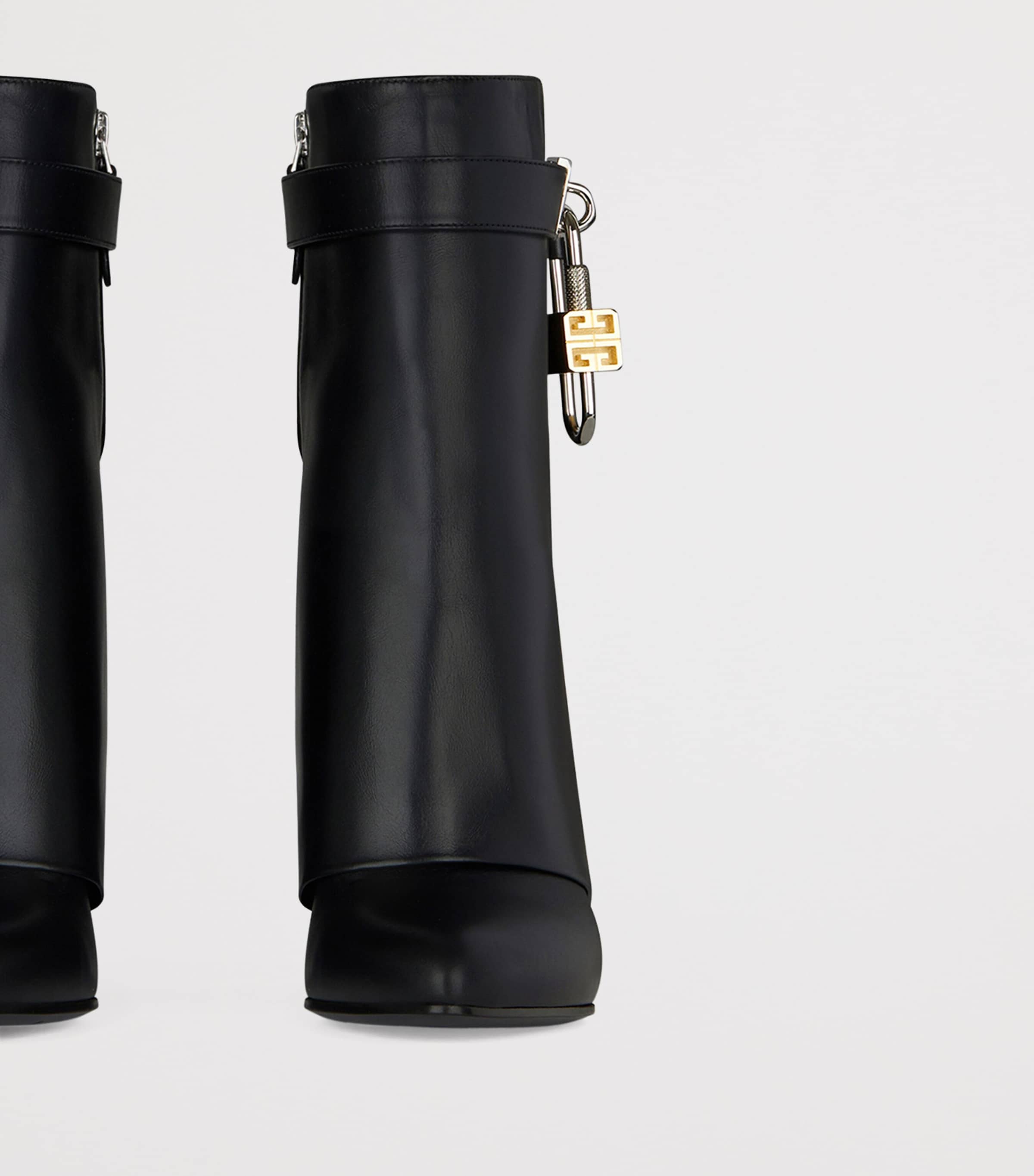 Givenchy Leather Shark Lock Ankle Boots 90 | Harrods US