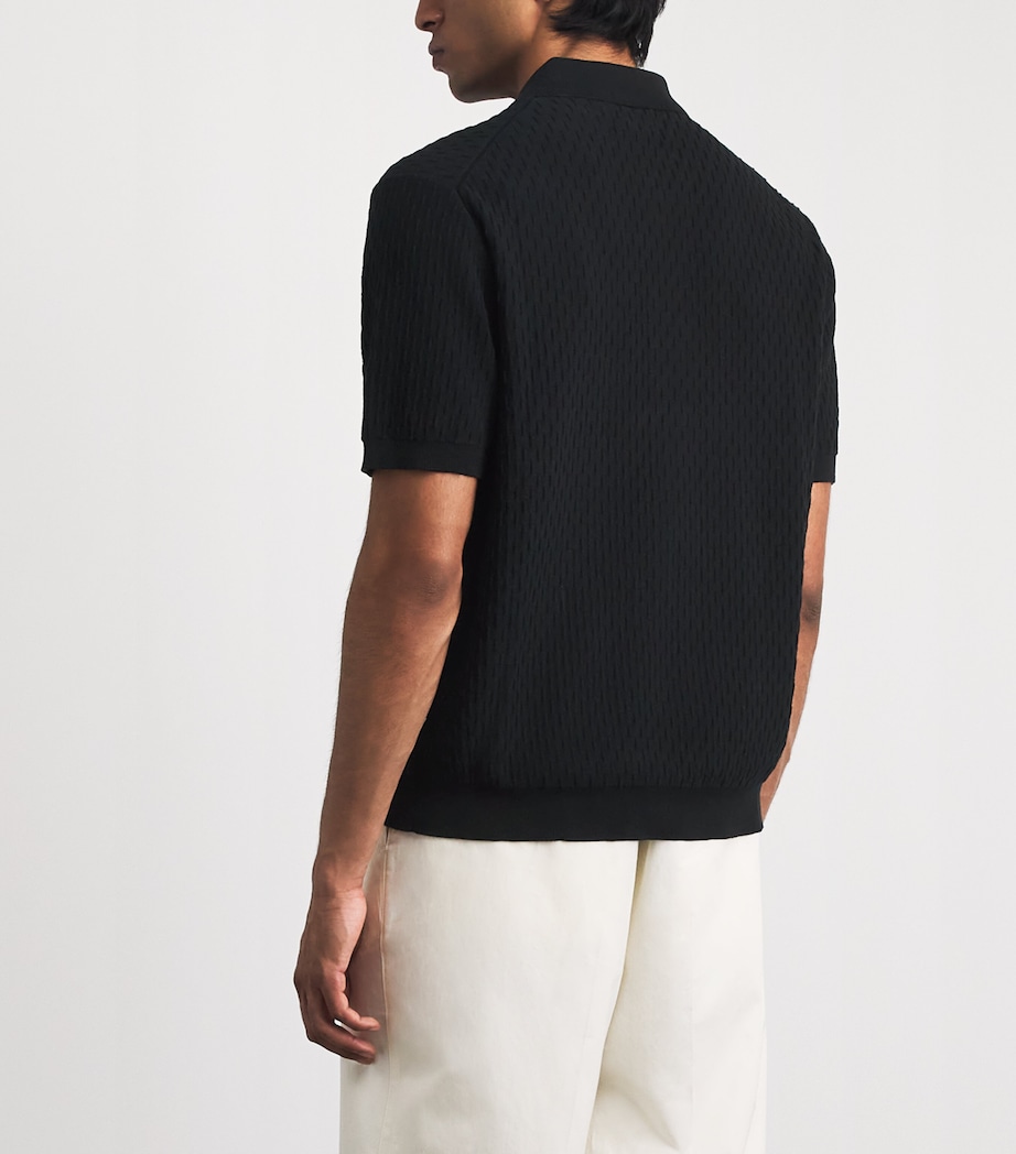 NN.07 Mens Organic Cotton Gustav Cardigan Black Image 5