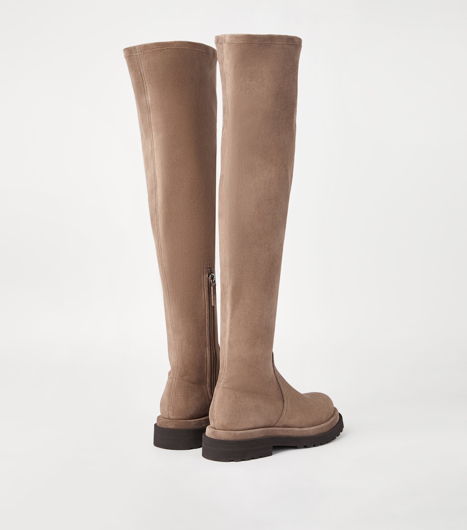 Suede Over-The-Knee Boots C4395 Image 5