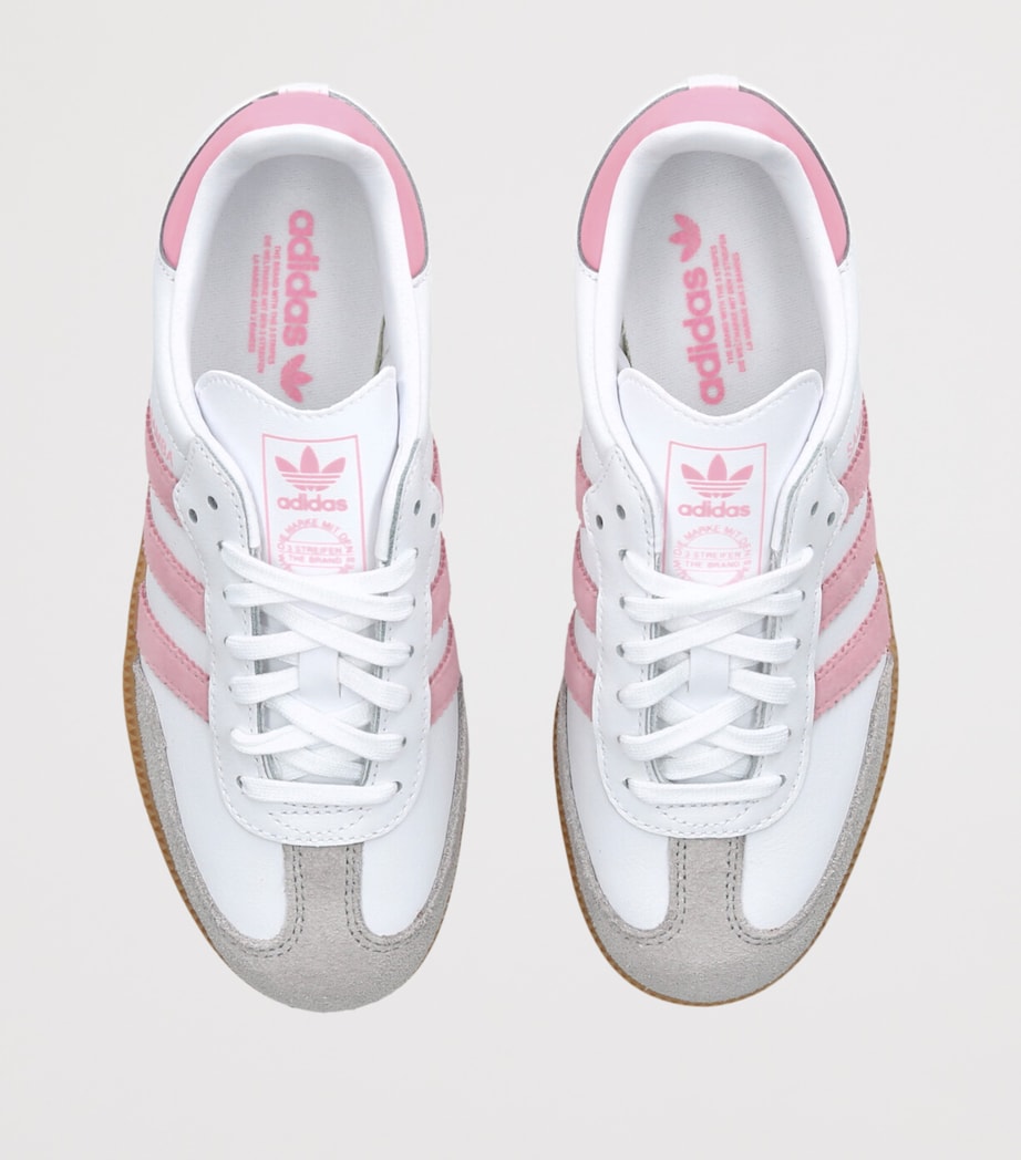 adidas Kids Leather Samba OG Sneakers White/oth Image 4