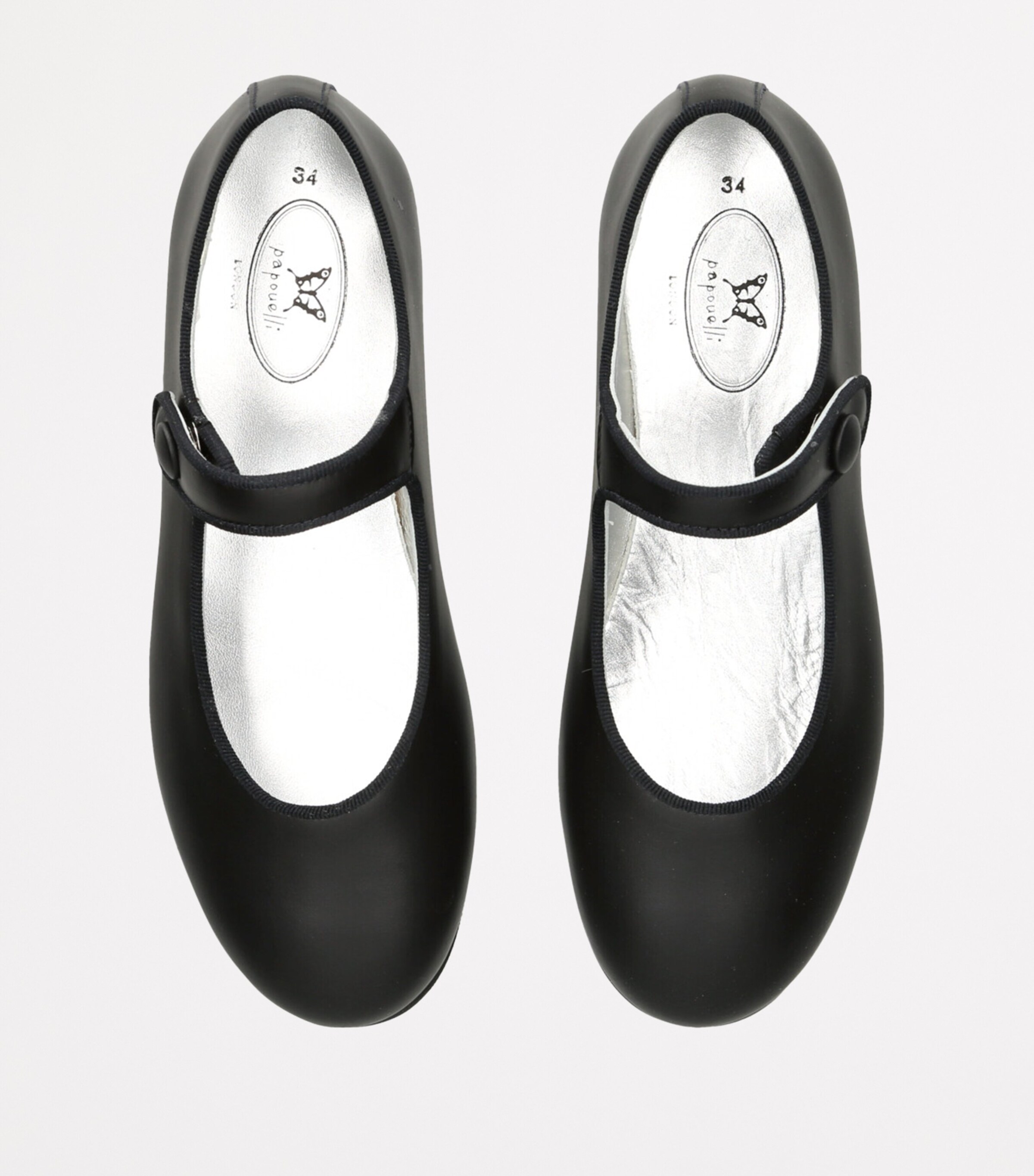 Leather Angelica Mary Janes NAVY Image 4