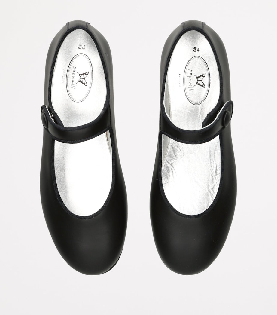 Leather Angelica Mary Janes NAVY Image 4