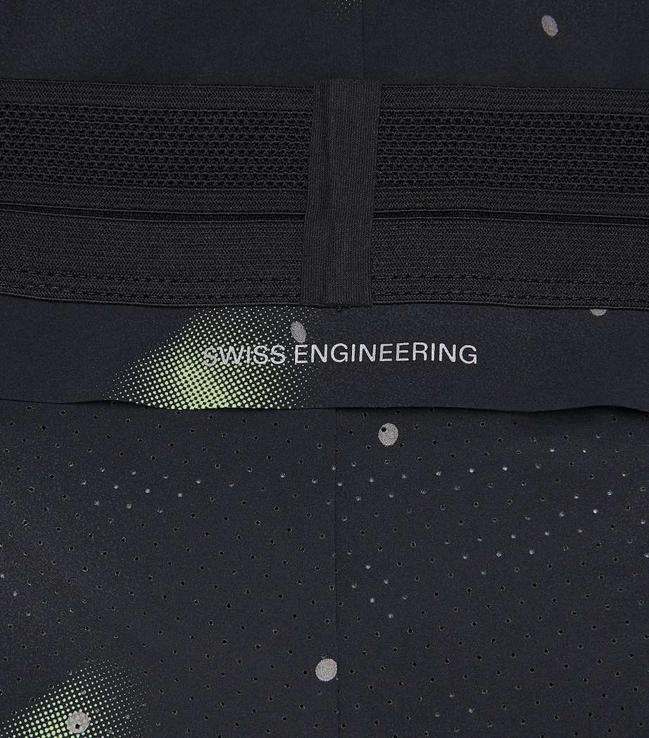 On Mens Reflective Lumos Performance Shorts Black Image 6