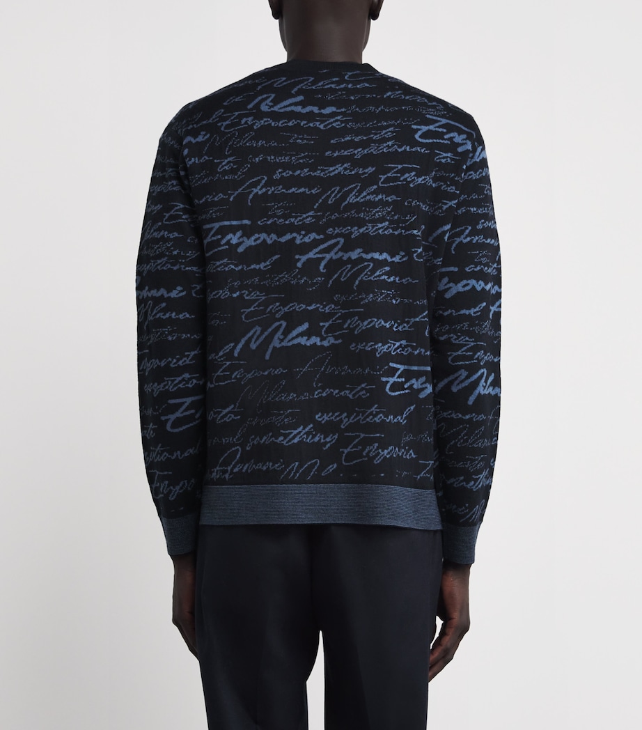 Virgin Wool Signature Logo Sweater FB076 Image 4