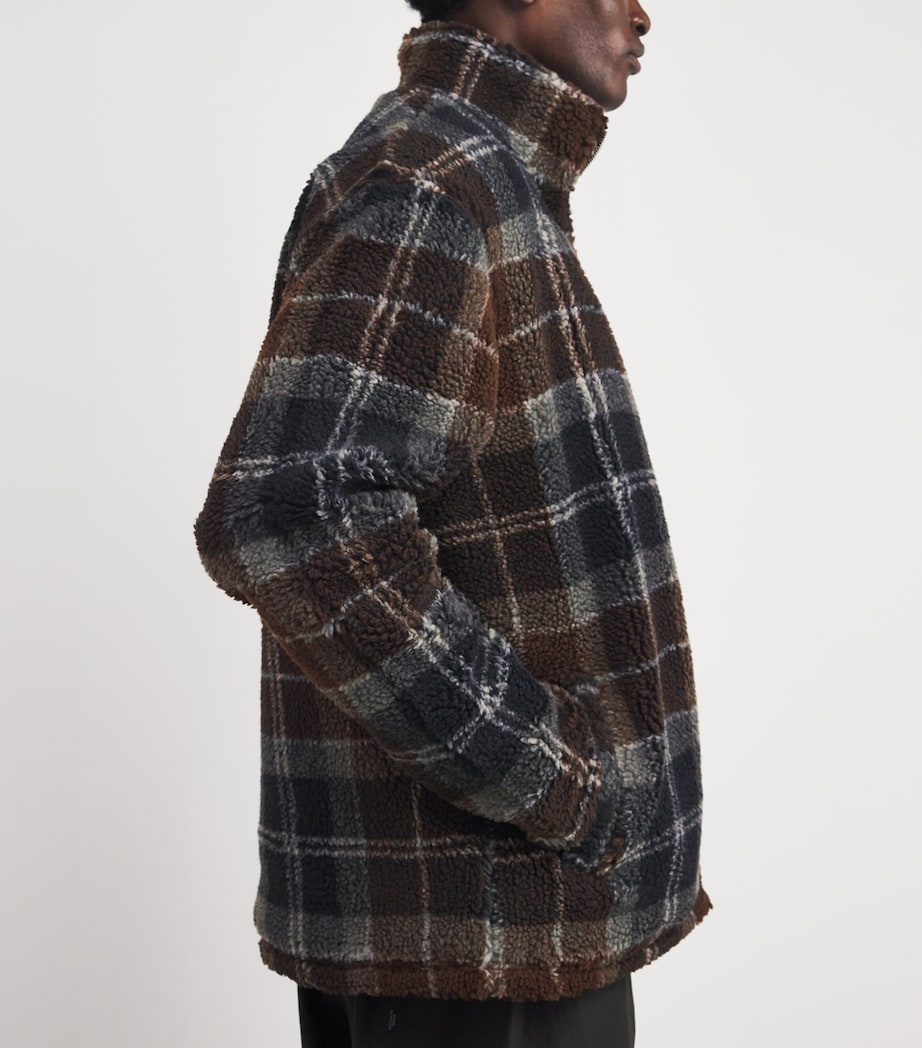 Tartan Sherpa Fleece Jacket MIDNIGHT OAK TARTAN Image 6