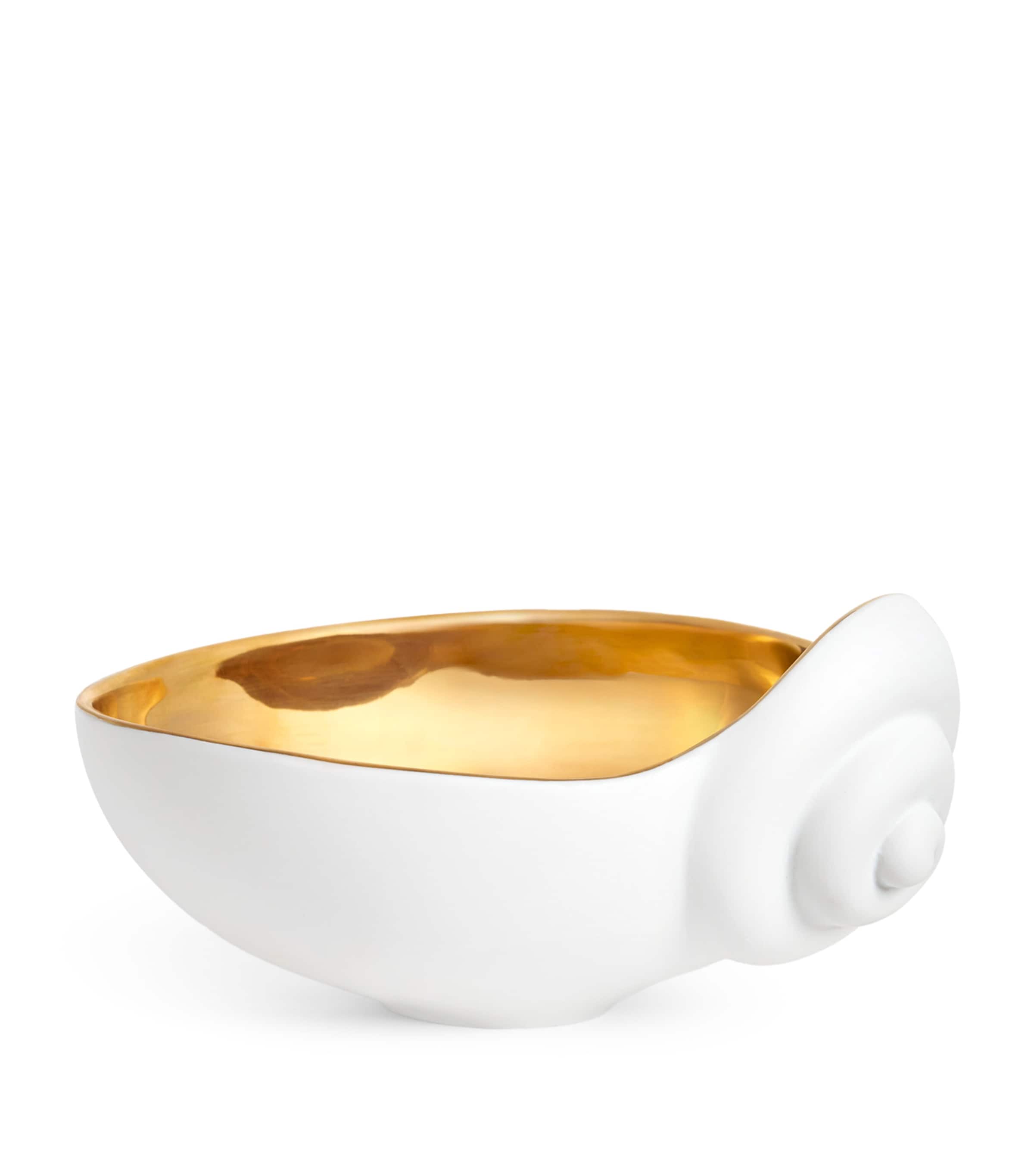 L'Objet x Jessica McCormack Small Shell Bowl (10cm) Gold Image 2
