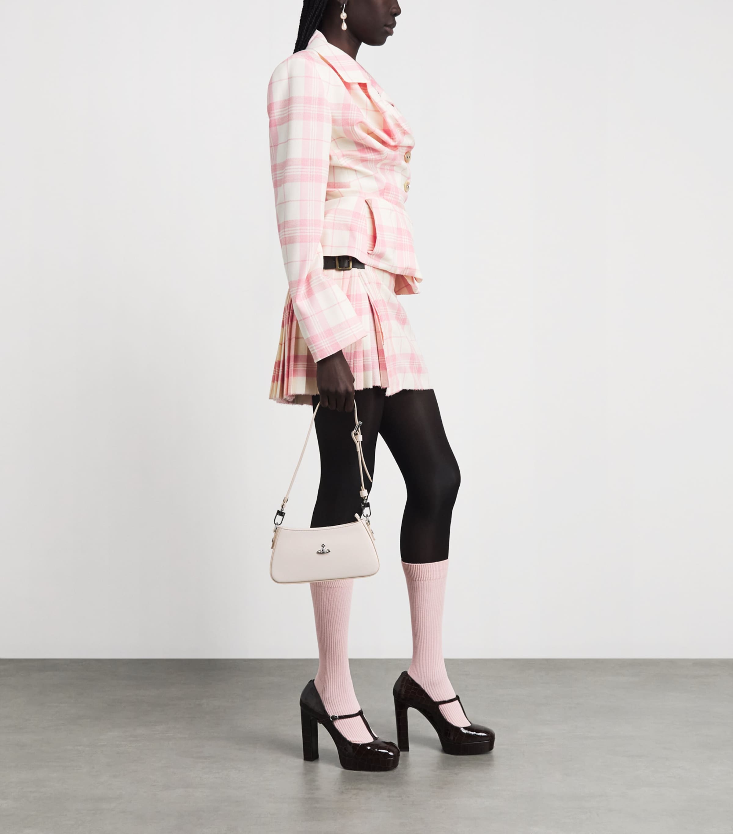 Vivienne Westwood Tasha Shoulder Bag White Image 2