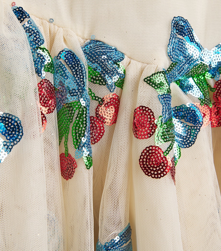 Sequinned-Cherries Heartily Dress (5-10 Years) AMARENA SEQUIN Image 3