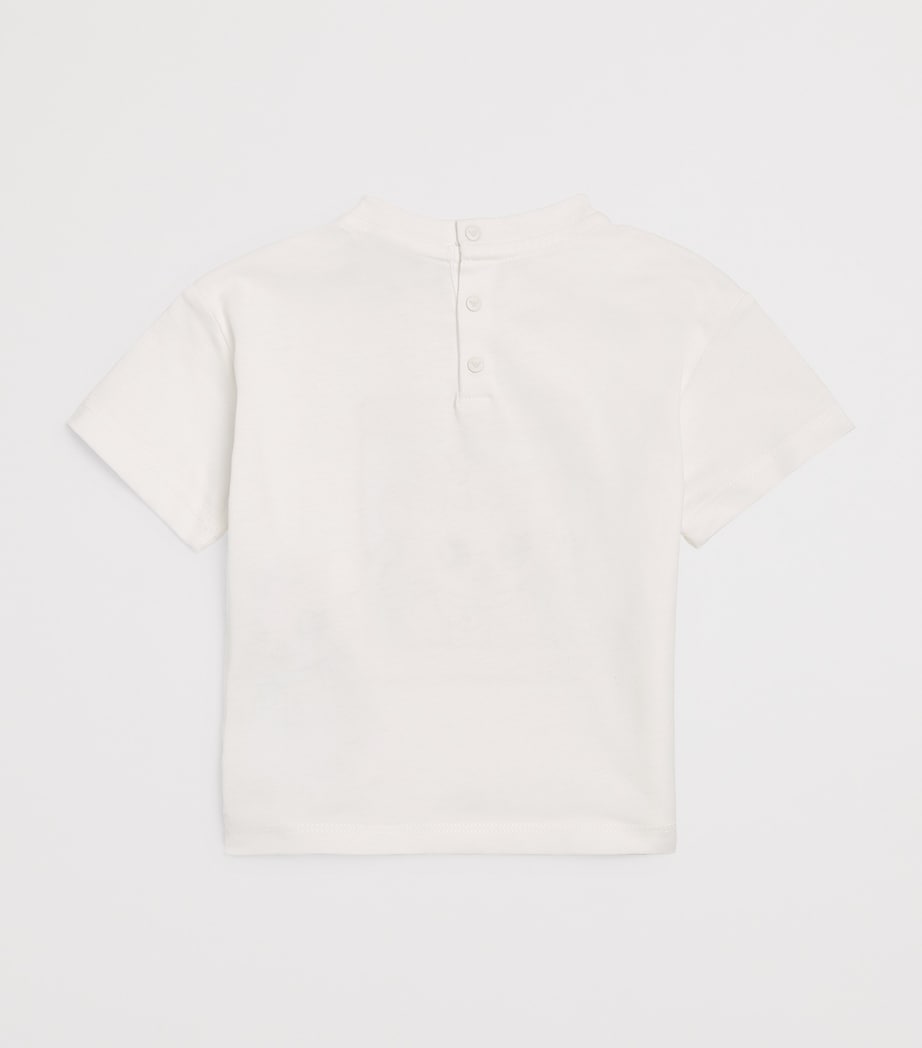 Cotton Manga Bear Crew T-Shirt (6-36 Months) U0003 OFF WHITE Image 2