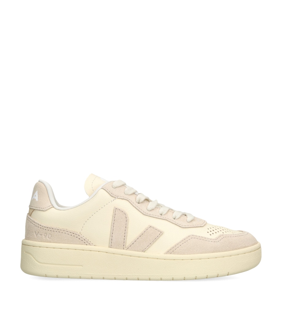 Leather V-90 Sneakers BONE Image 1