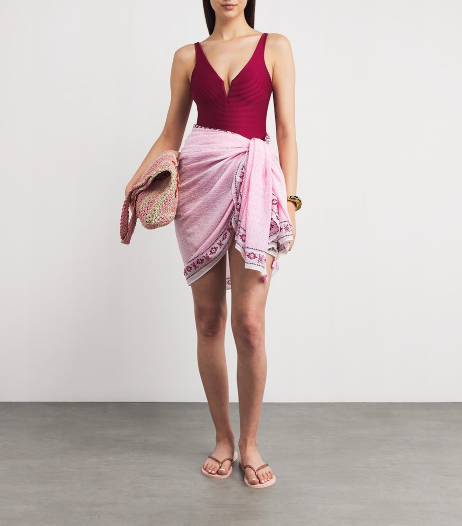 Cotton-Silk Provence Sarong PRT-PRT Image 2