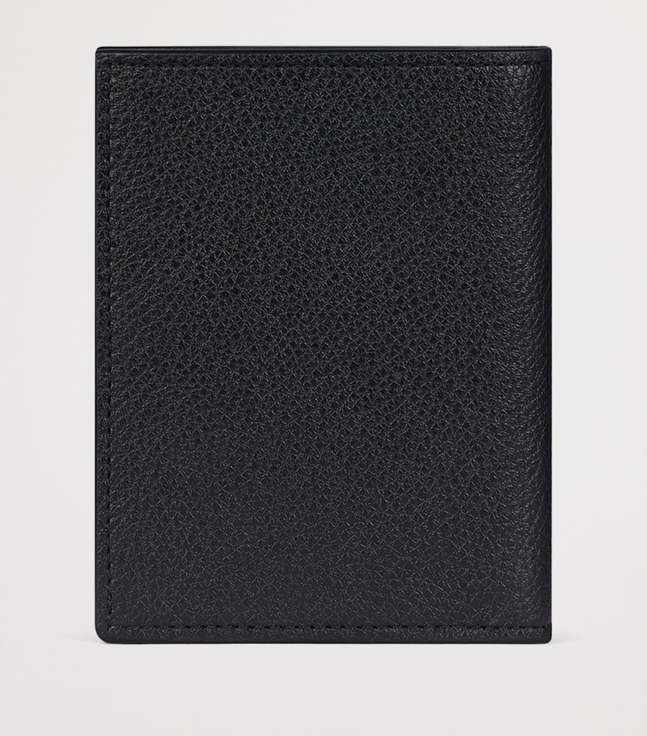 Leather 6CC Bifold Card Holder BLACK Image 2