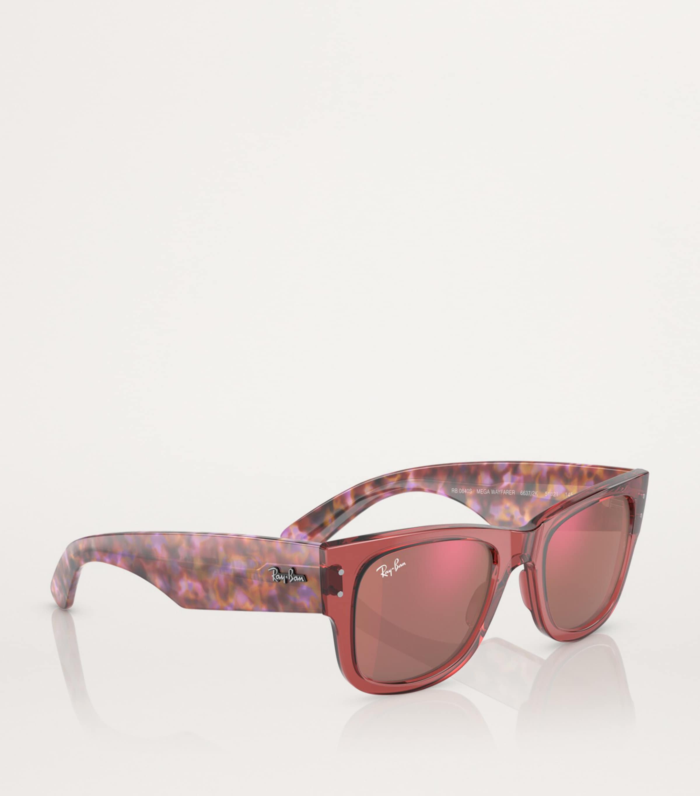 RB0840S Mega Wayfarer Sunglasses 66372K Image 6