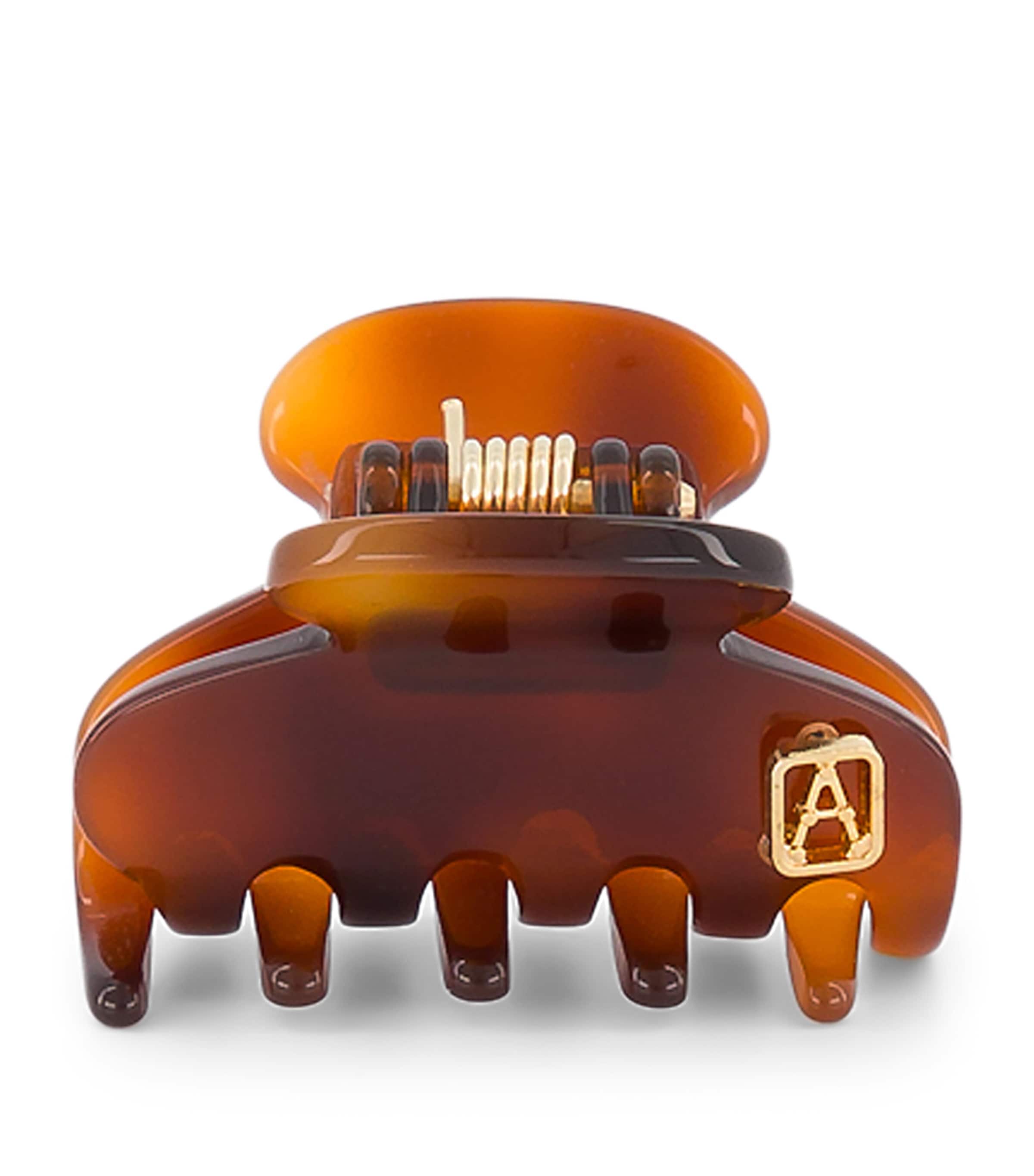 Alexandre De Paris Timeless Saint Germain Claw Hair Clip In Brown