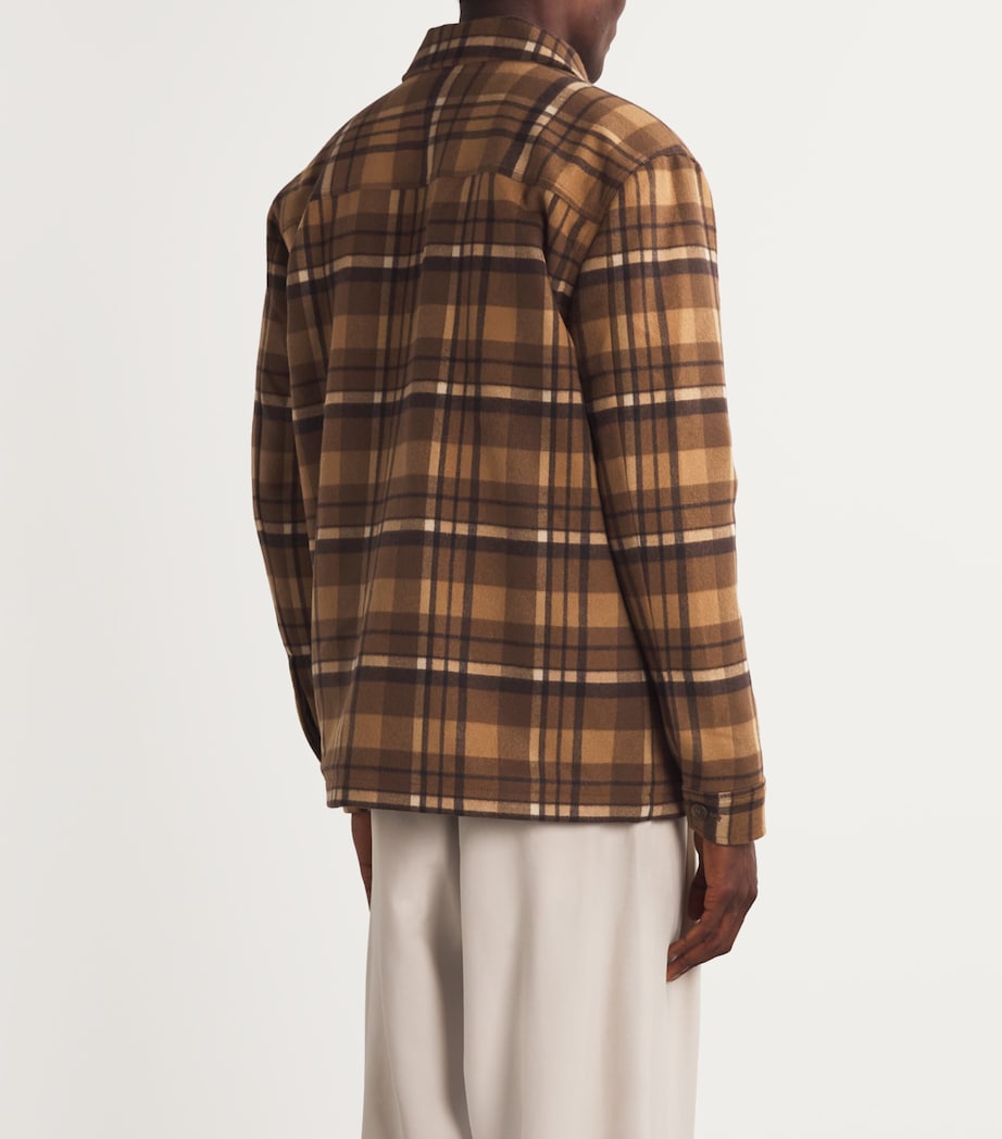 Fleece-Lined Check Rangel Jacket WOODLAND CLOVE Image 4