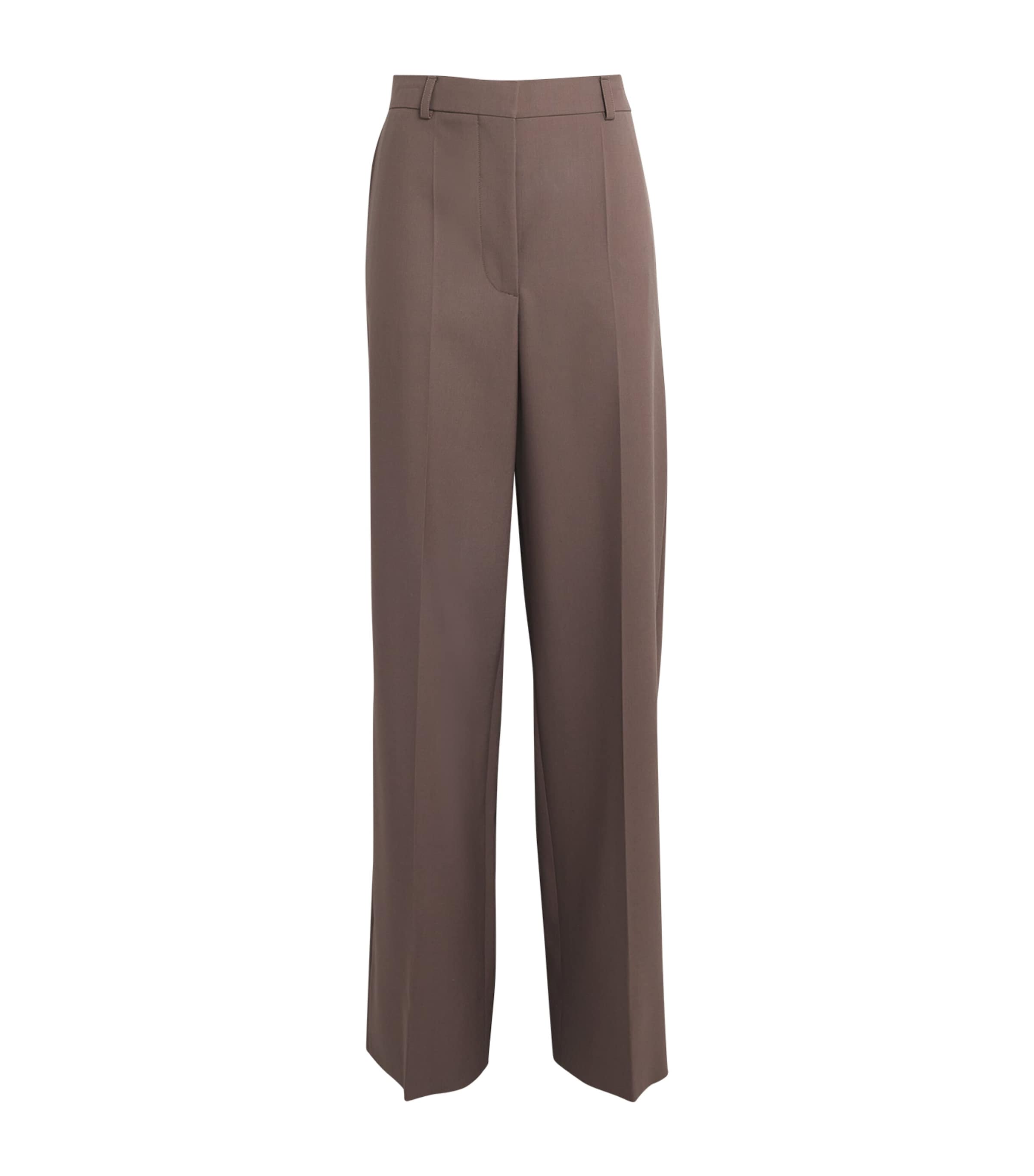 STELLA MCCARTNEY WOOL LOOSE TROUSERS 