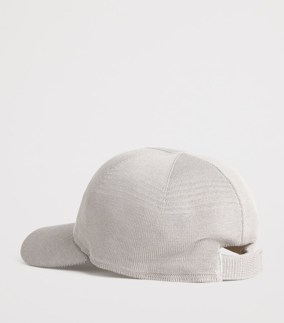 Cotton-Blend Logo Baseball Cap ANTICO Image 3