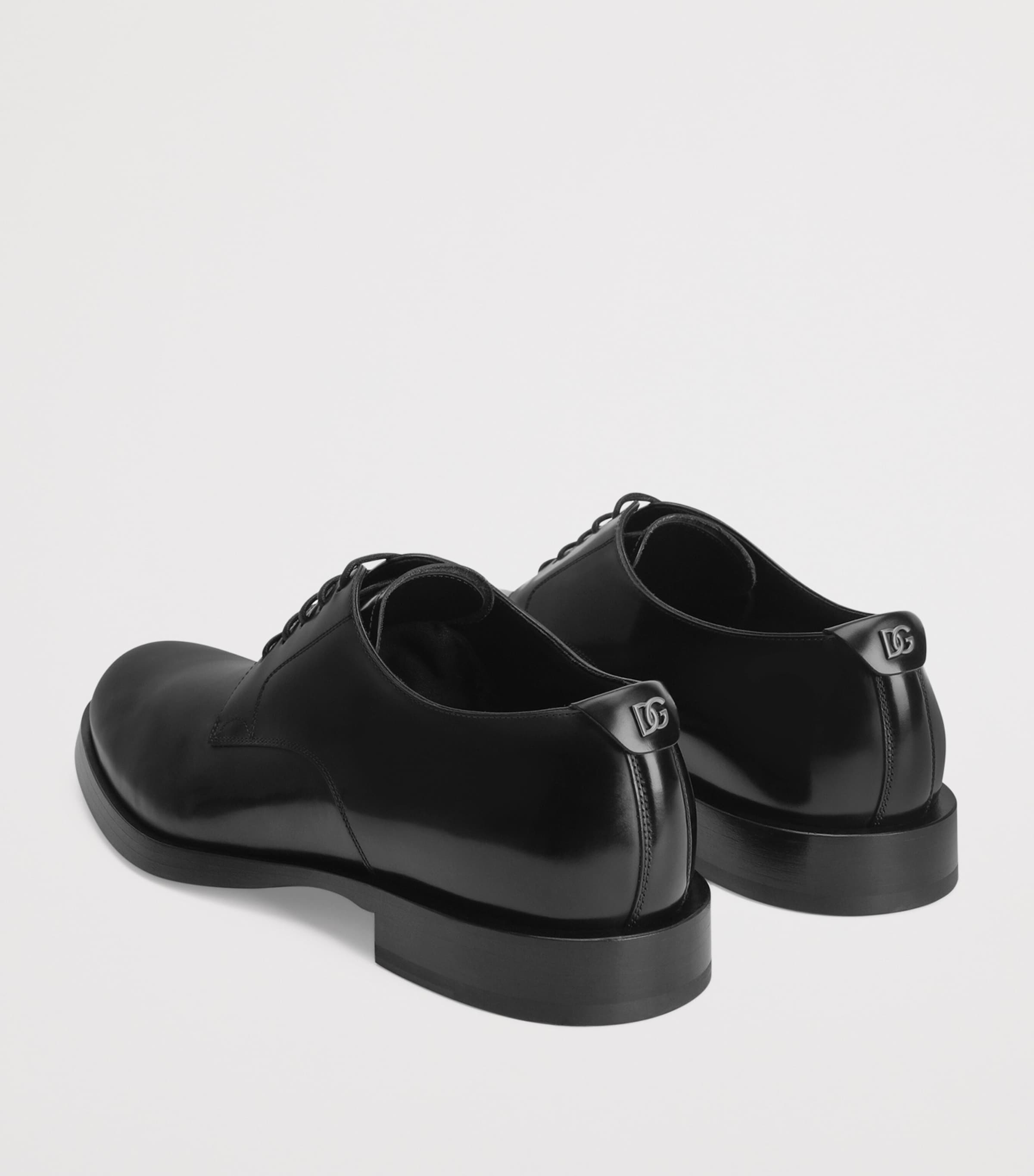 Calfskin Derby Shoes 80999-BLACK Image 2