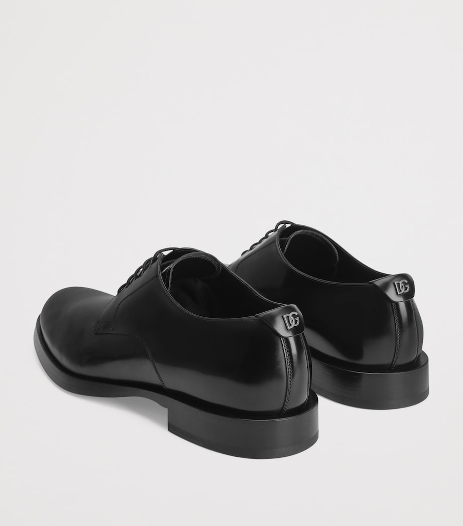 Calfskin Derby Shoes 80999-BLACK Image 2