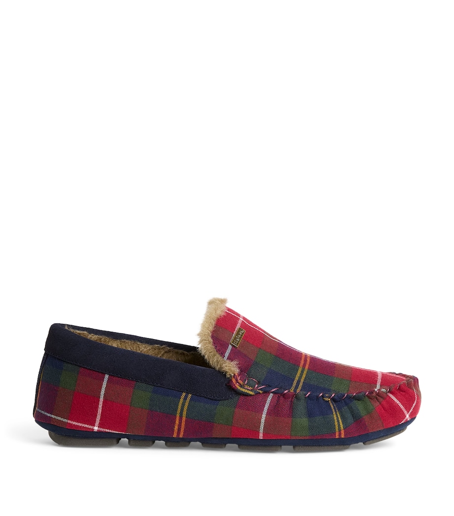 Suede Tartan Monty Slippers WINTERBERRY TARTAN Image 1