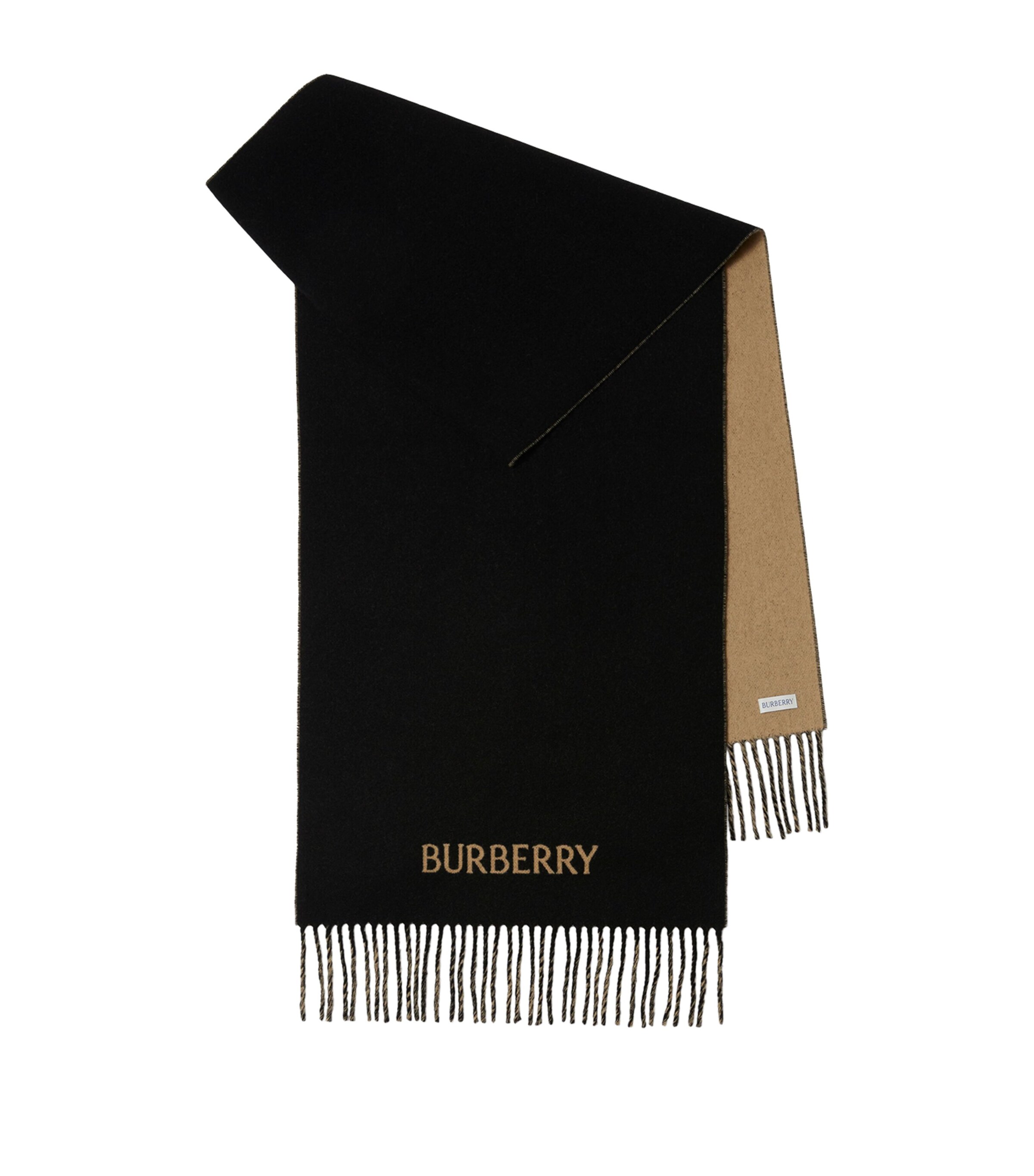 Burberry Ekd Cashmere Reversible Scarf