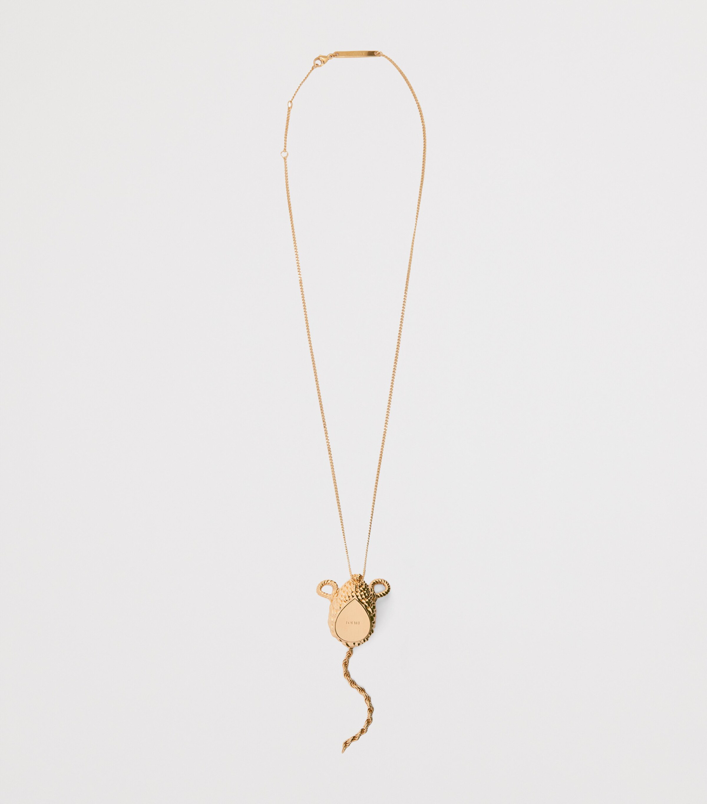 LOEWE Mouse Pendant Necklace Gold Image 2