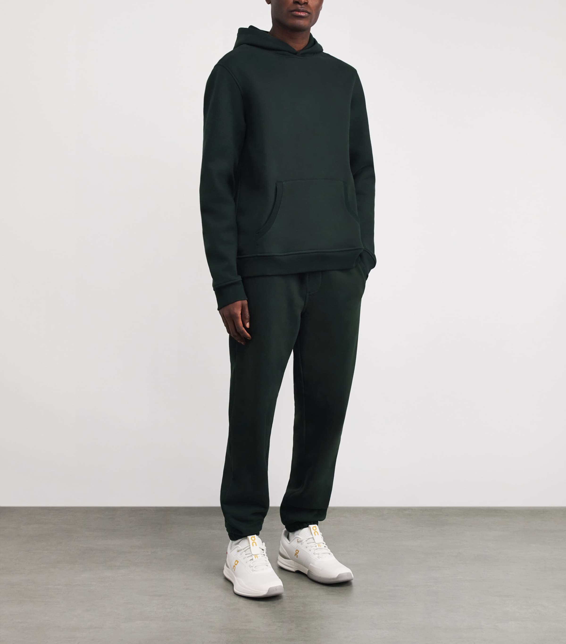 Organic Cotton-Blend Seaside Hoodie EVERGREEN-EVG Image 2