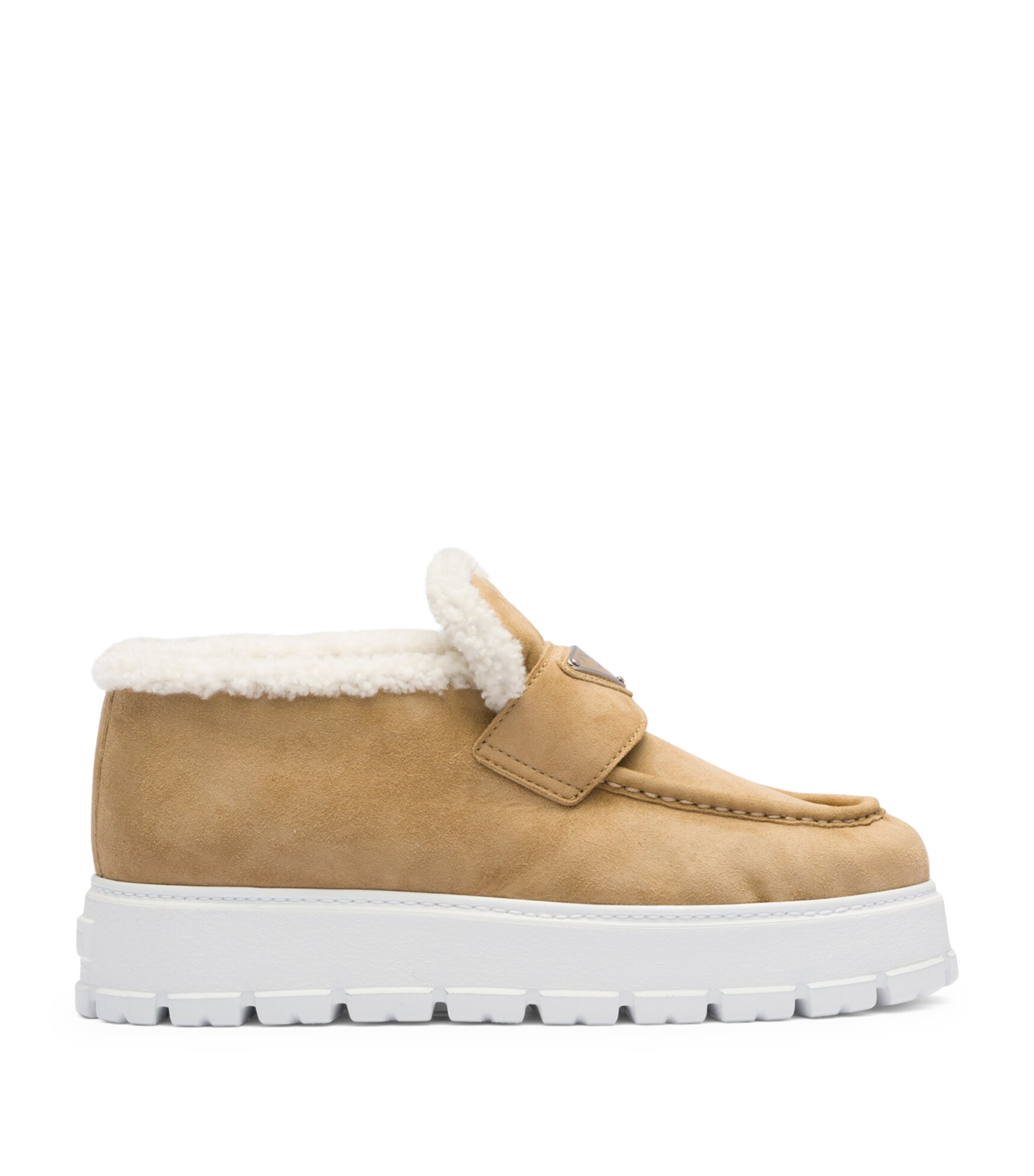 Prada Suede Slip-On Sneakers Image 1