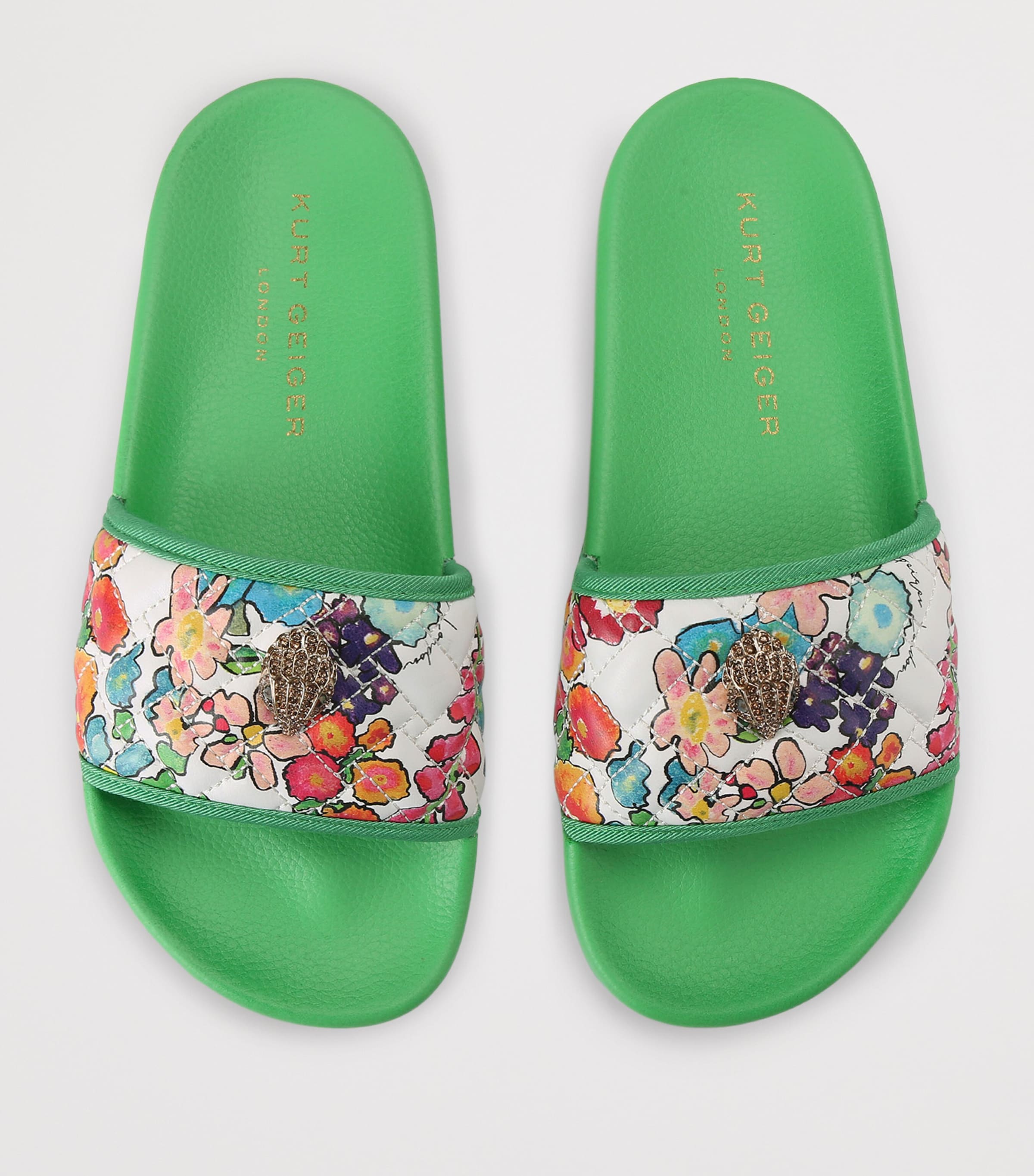 Kurt Geiger London Meena Eagle Slides White/oth Image 4